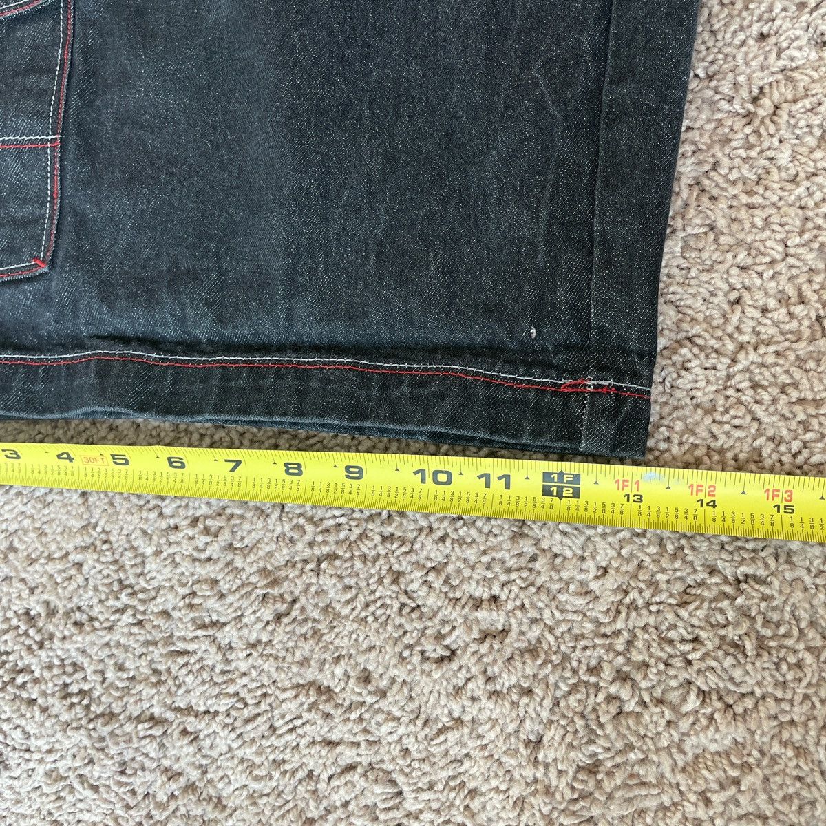 JNCO × Japanese Brand SOHK Black and Red Jorts Size US 36 / EU 52 - 9 Thumbnail