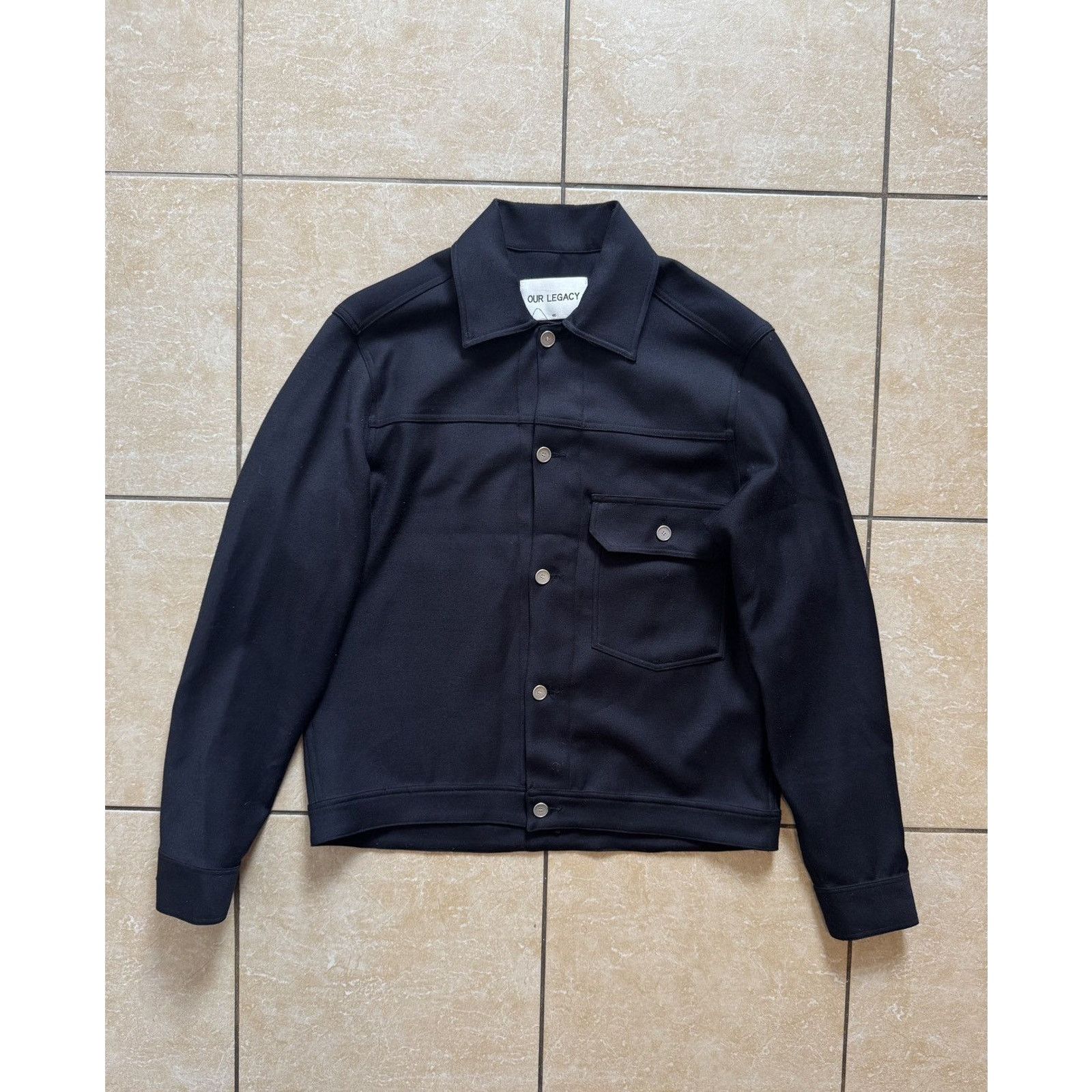 Our Legacy Our Legacy Buoyant Blue Overshirt Size US S / EU 44-46 / 1 - 2 Thumbnail