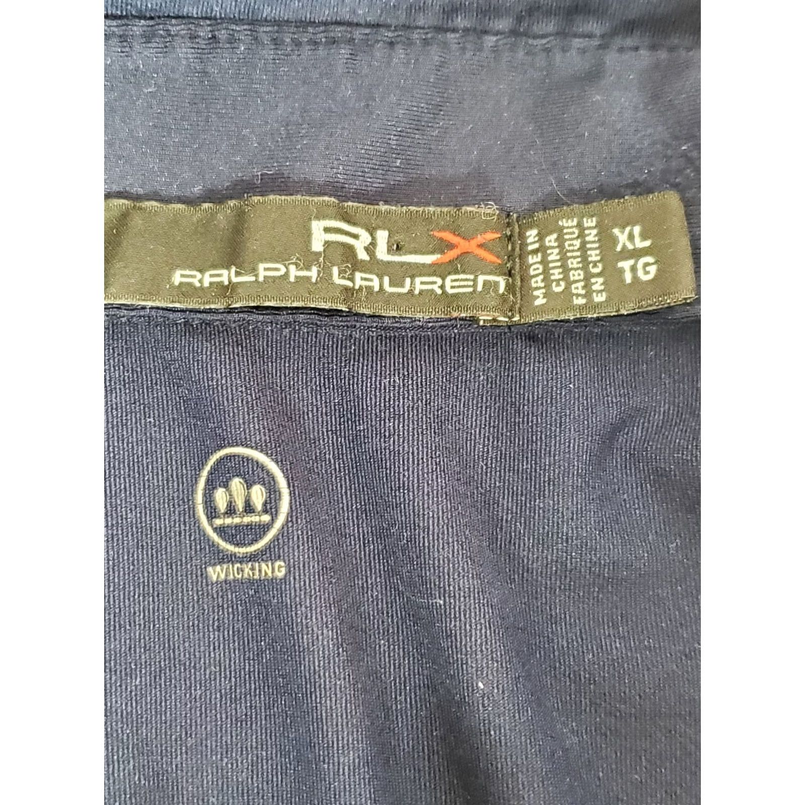 RLX Ralph Lauren Ralph Lauren RLX Golf Polo Shirt Navy Blue 2018 US Open Shinnecock Hills Men XL Size US XL / EU 56 / 4 - 6 Thumbnail