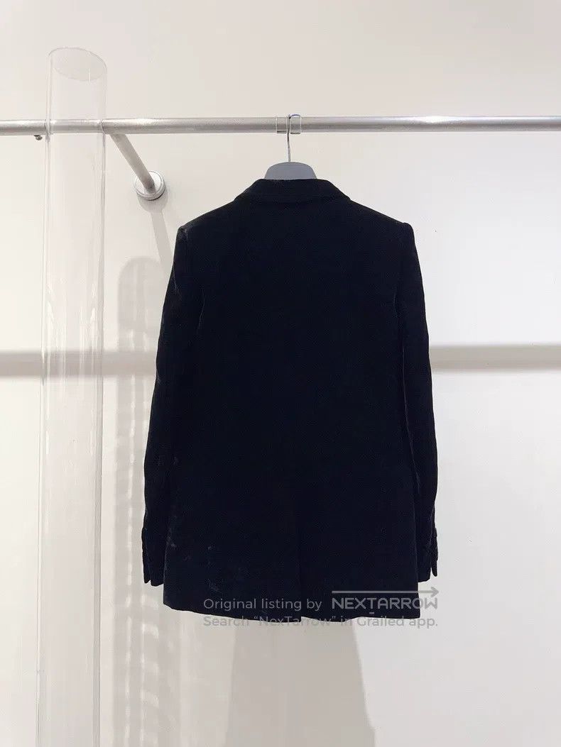Saint Laurent Paris Saint Laurent Paris Velvet Smoking Jacket Size XXS / US 00 / IT 34 - 2 Thumbnail
