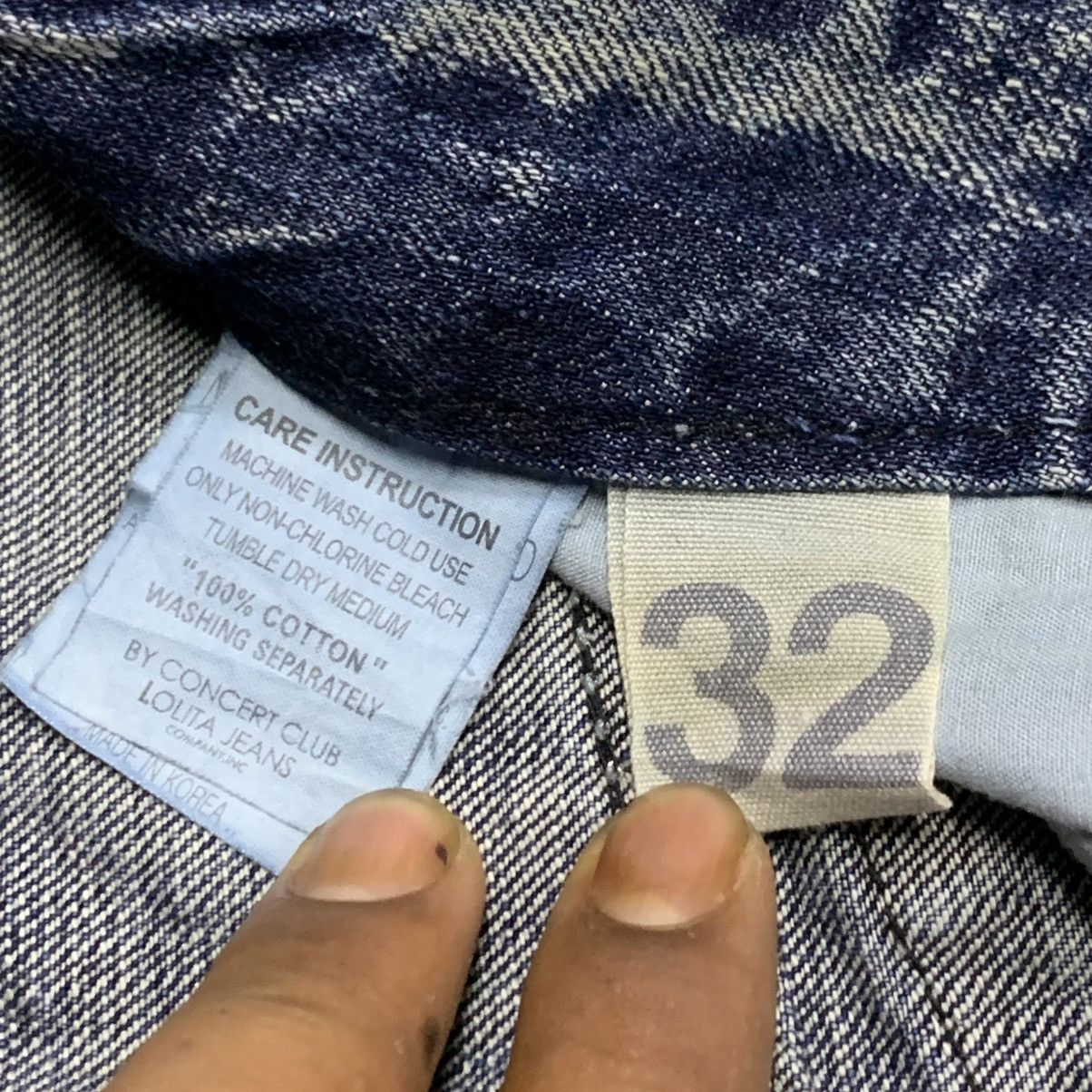 If Six Was Nine Lolita Jean by Concept Club Clawmark Distressed Denim Size US 34 / EU 50 - 12 Thumbnail
