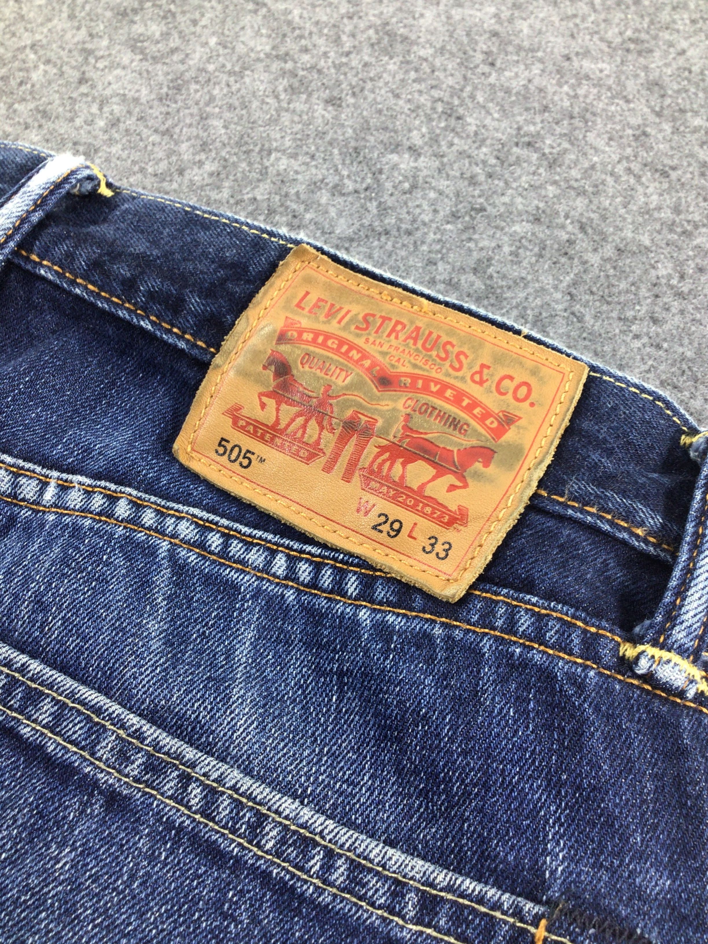 Levi's × Vintage Levis 505 Jeans-JM077 Size US 31 - 4 Thumbnail
