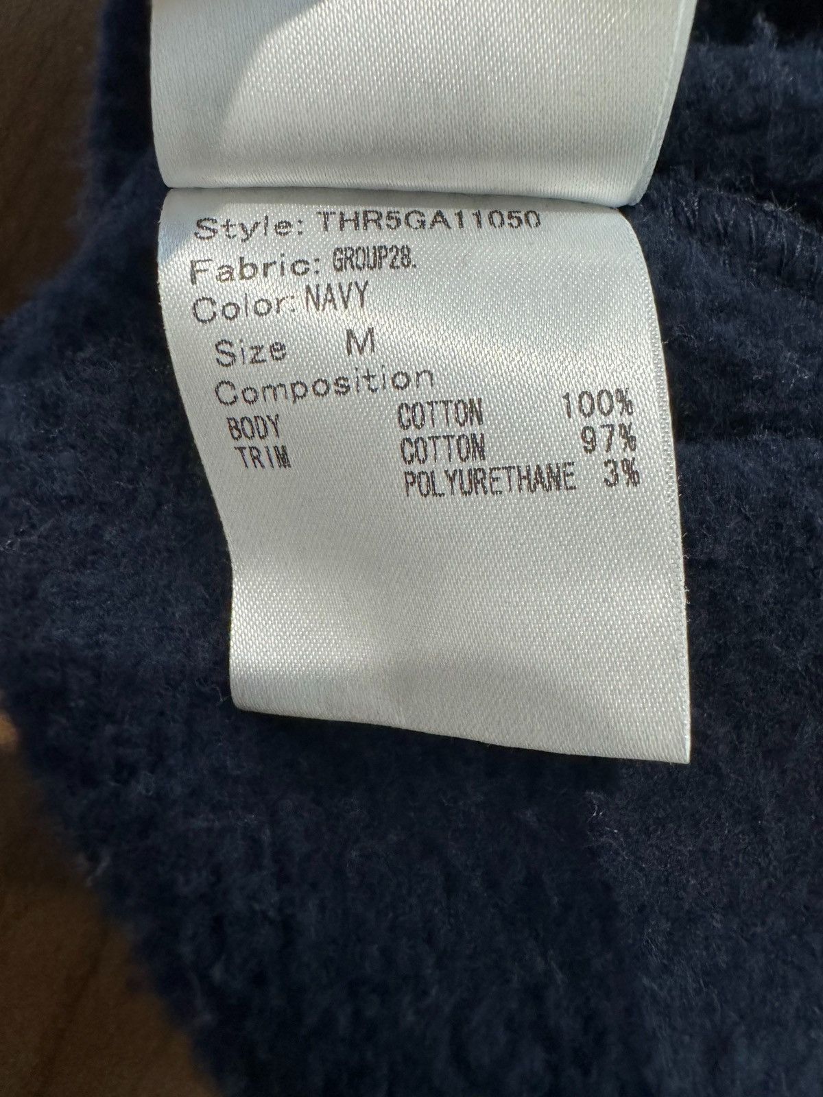 Robert Geller Navy Market Hoodie Size M Size US M / EU 48-50 / 2 - 10 Thumbnail