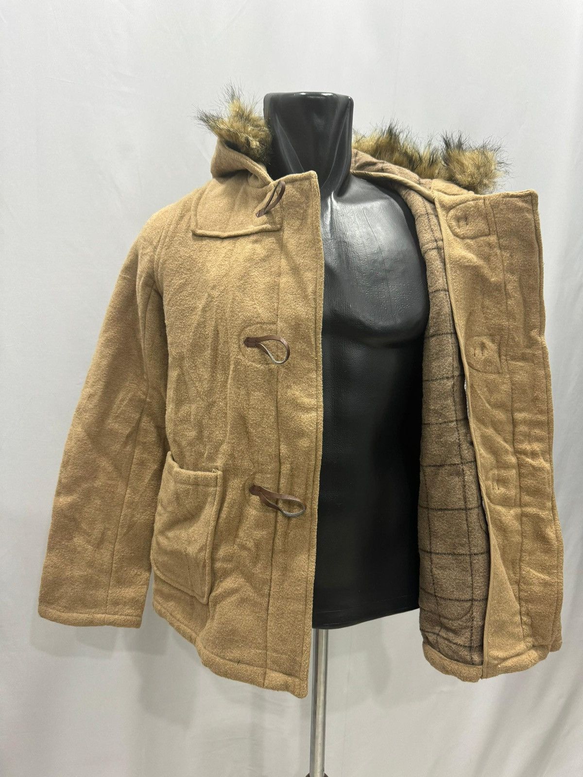 Global Work × Japanese Brand Global Work Women's Duffle Coat/ Jacket Size L / US 10 / IT 46 - 9 Thumbnail