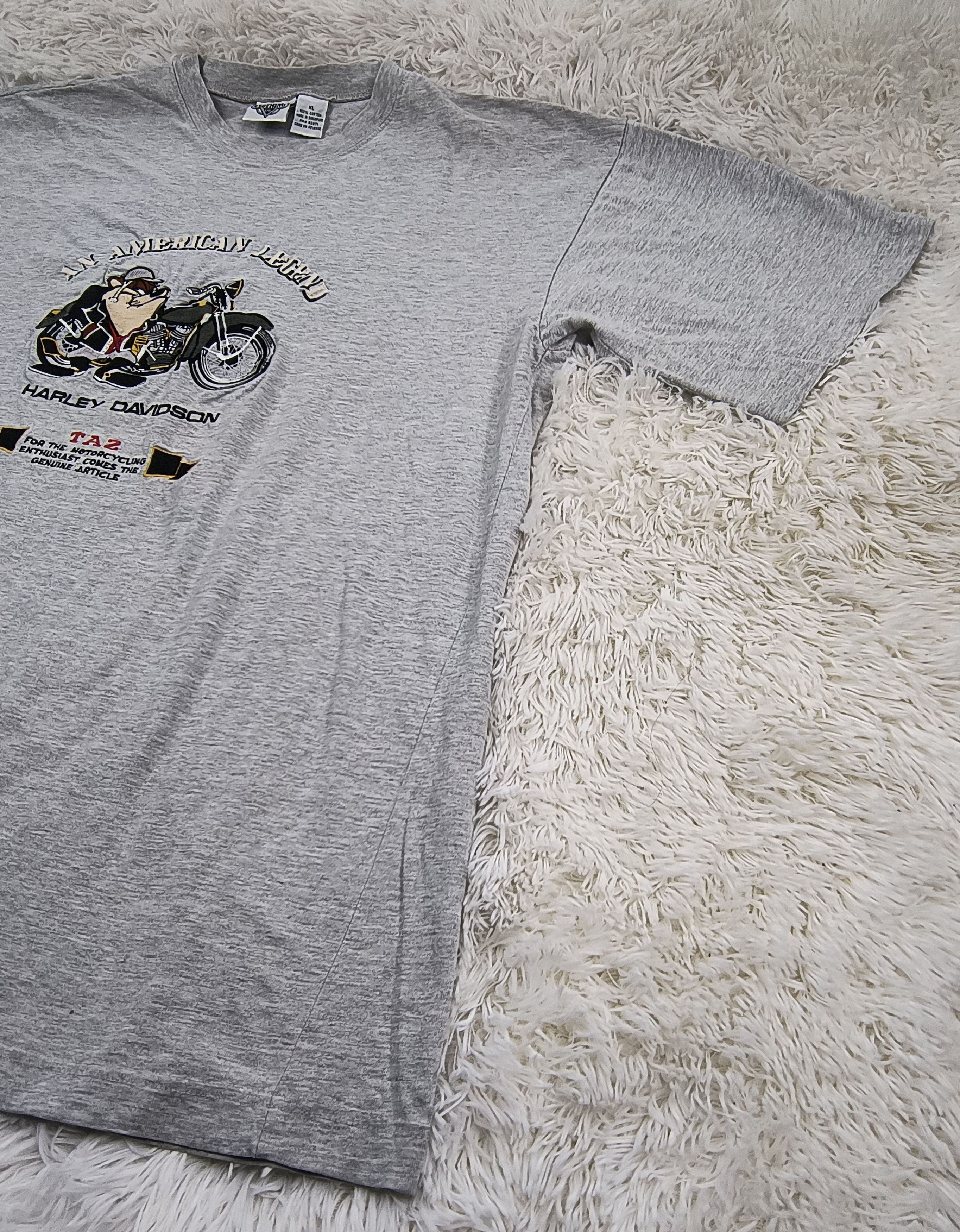 Harley Davidson Vintage Harley Davidson Taz an american legend 1993 tee Size US XL / EU 56 / 4 - 3 Thumbnail