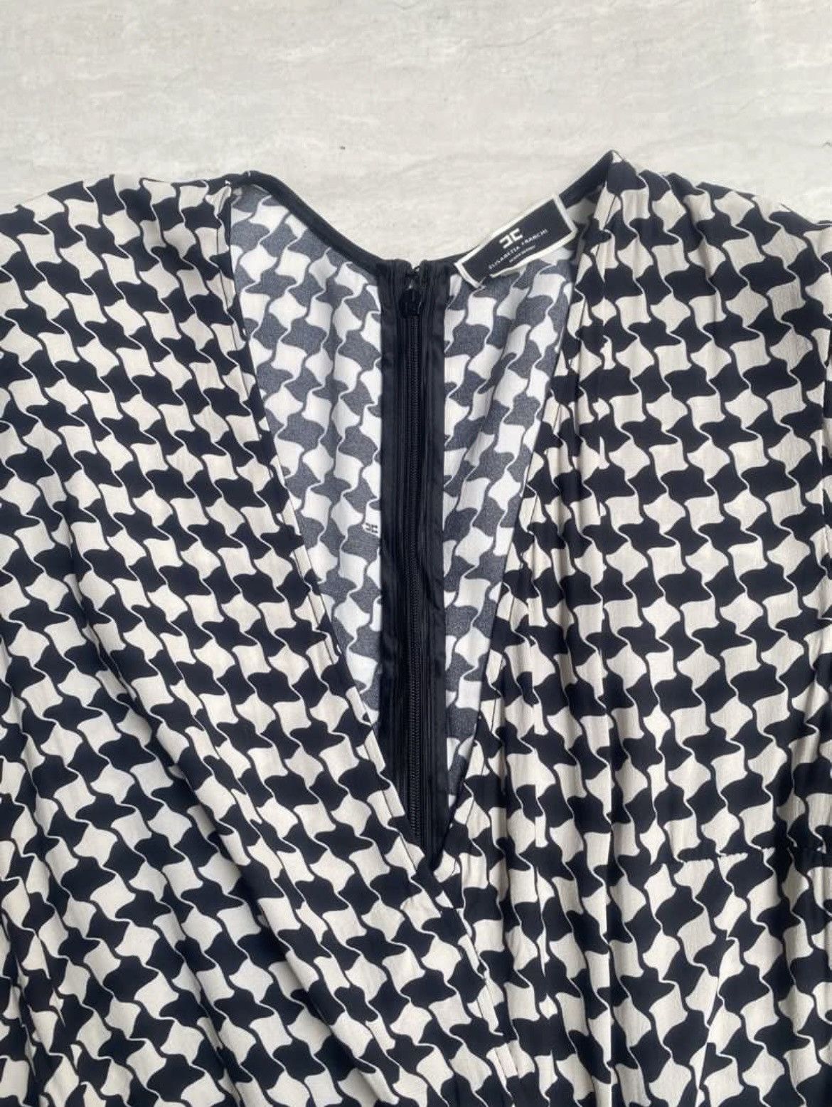 Elisabetta Franchi ELISABETA FRANCHI Plaid Tops Size XS / US 0-2 / IT 36-38 - 4 Thumbnail