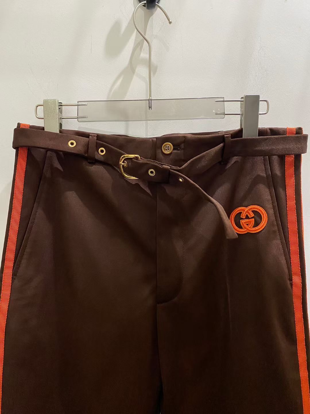 Adidas × Gucci dark brown jersey pants size46 Size US 30 / EU 46 - 3 Thumbnail