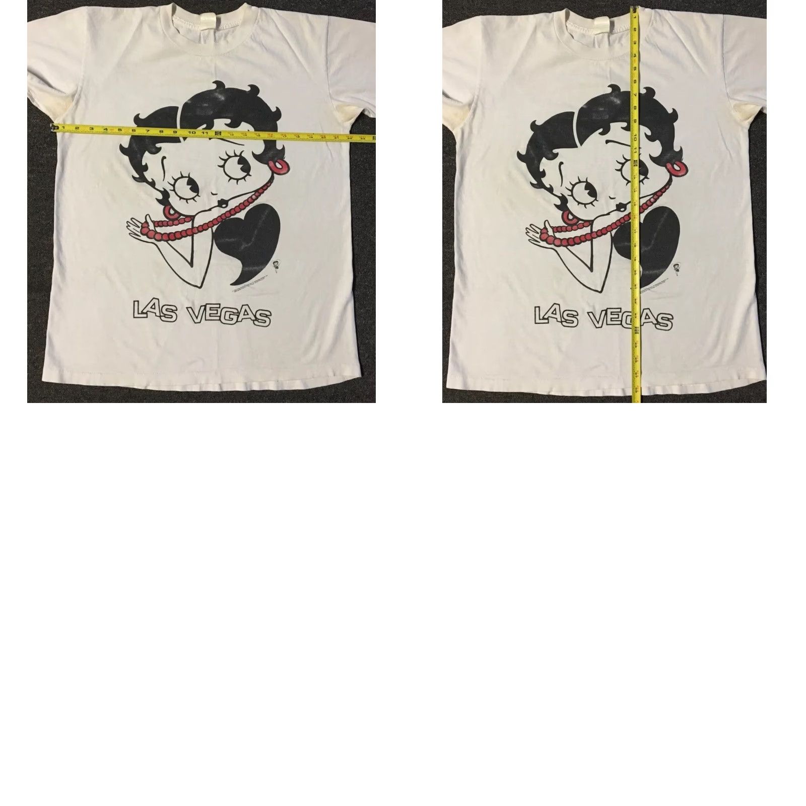 Vintage Vtg 90s Betty Boop Faded Las Vegas Shirt L Single Stitch Cartoon Funny TV Grunge Size US L / EU 52-54 / 3 - 11 Thumbnail