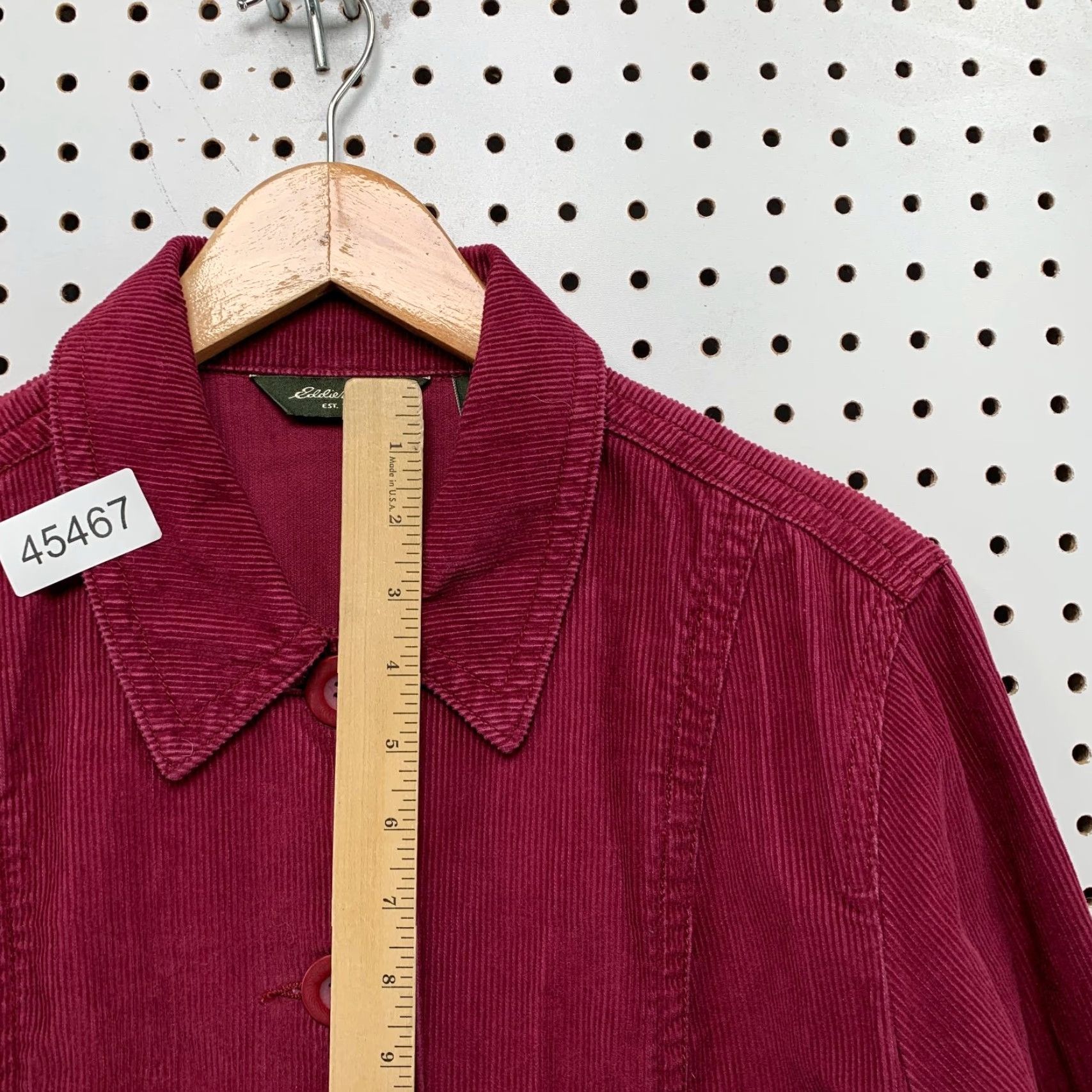 Eddie Bauer Eddie Bauer Corduroy Jacket Womens Large Red Pocket Cotton Jacket Size L / US 10 / IT 46 - 7 Thumbnail