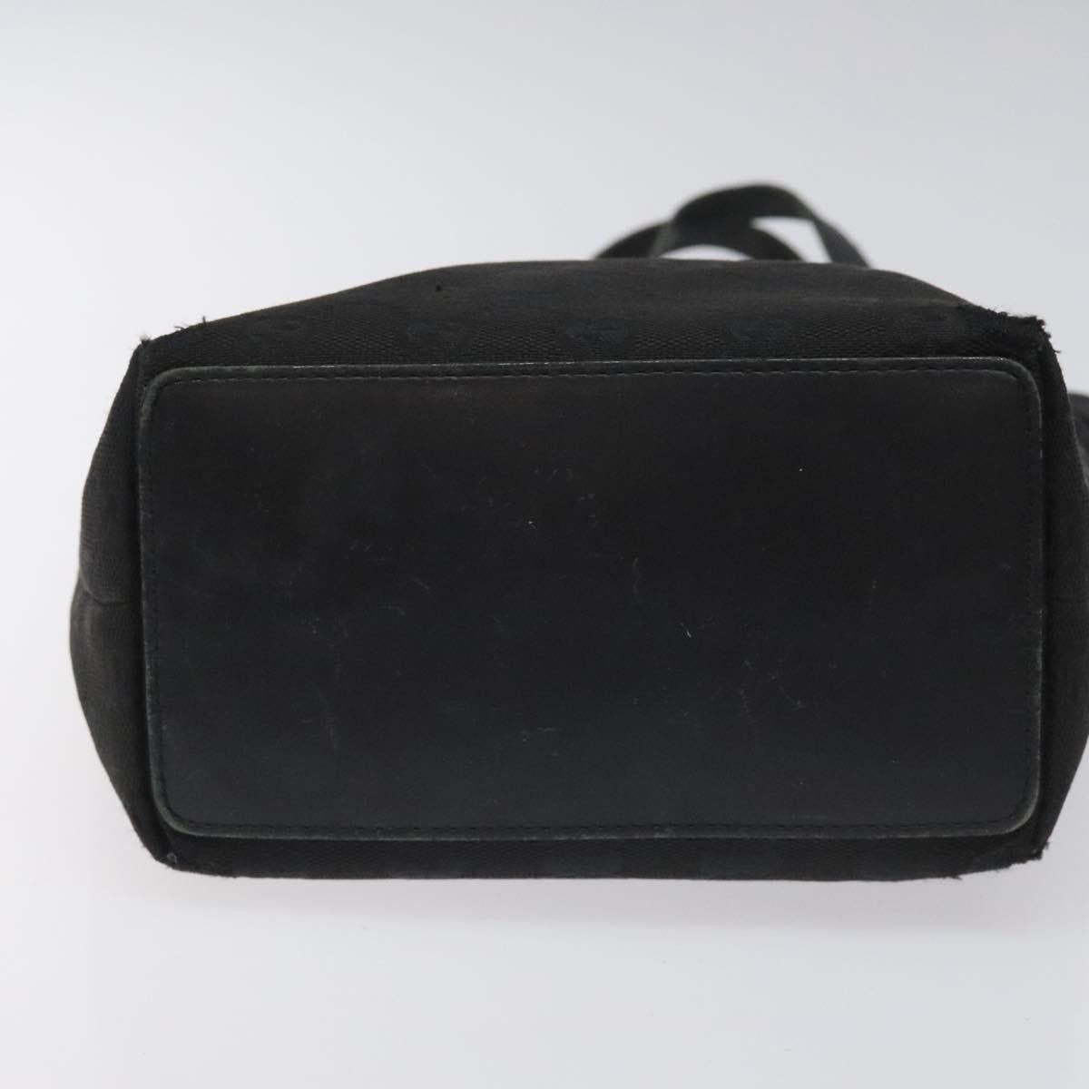 Gucci GUCCI GG Canvas Tote Bag Black Size ONE SIZE - 5 Thumbnail