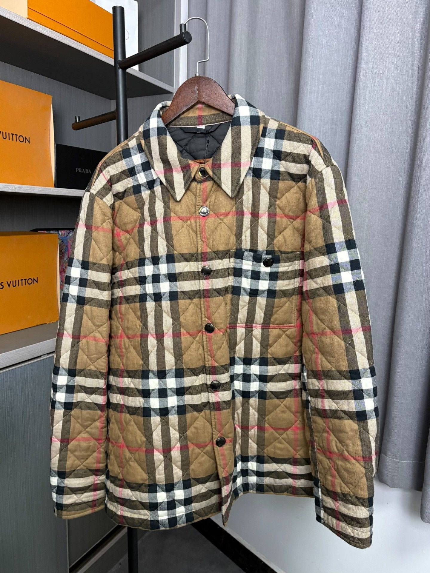 Burberry Burberry Plaid Cotton Heavy Coat XL Men Size US XL / EU 56 / 4 - 1 Thumbnail