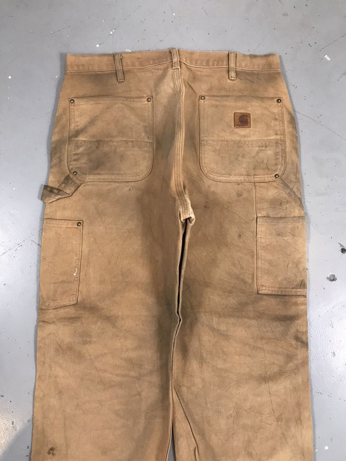 Carhartt × Vintage Vintage Carhartt B136 BRN double knee denim Size US 34 / EU 50 - 11 Thumbnail