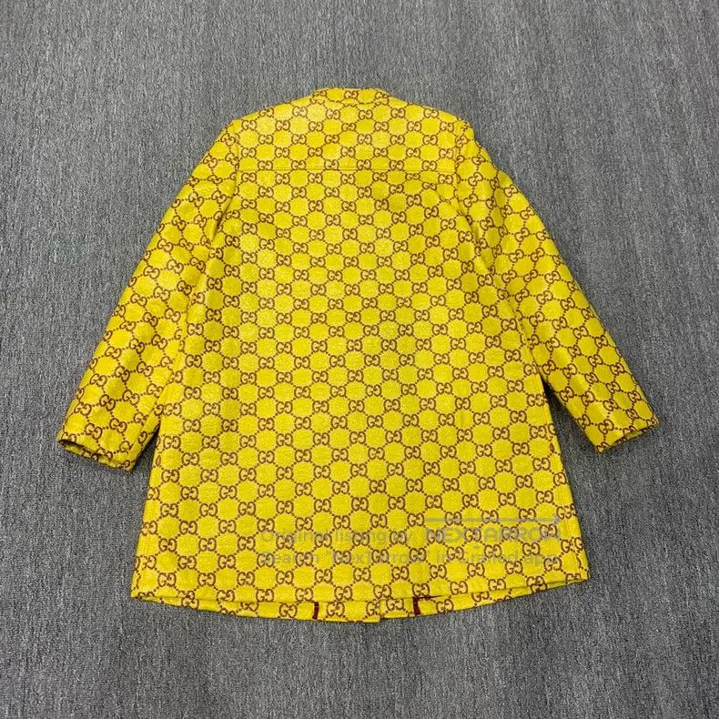 Gucci Gucci Yellow show old flower full print double G brush glu Size XS / US 0-2 / IT 36-38 - 2 Thumbnail