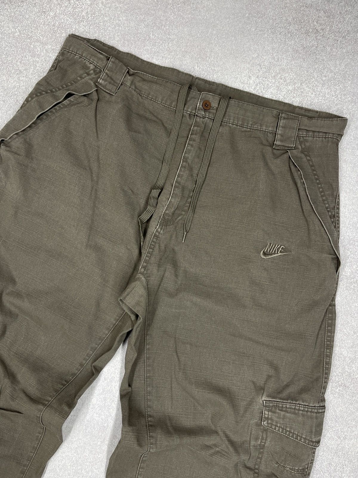 Nike Vintage Nike Cargo Pants Grey Drill Y2K TECH ACG TN Size US 36 / EU 52 - 3 Thumbnail