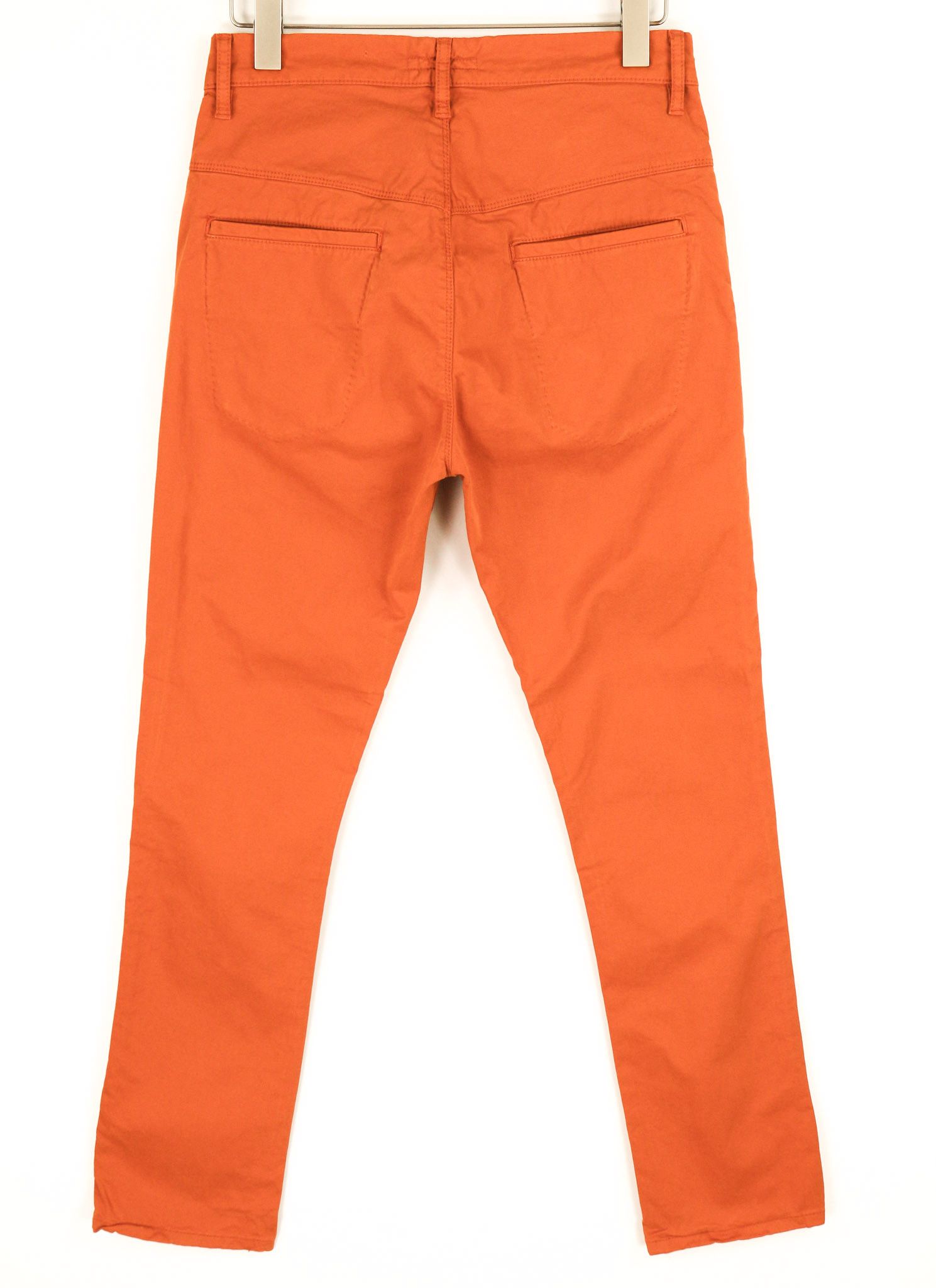 Nudie Jeans KHAKI SLIM W30/L30 Organic Warm Orange Zip Chino 82556 Size US 30 / EU 46 - 2 Thumbnail