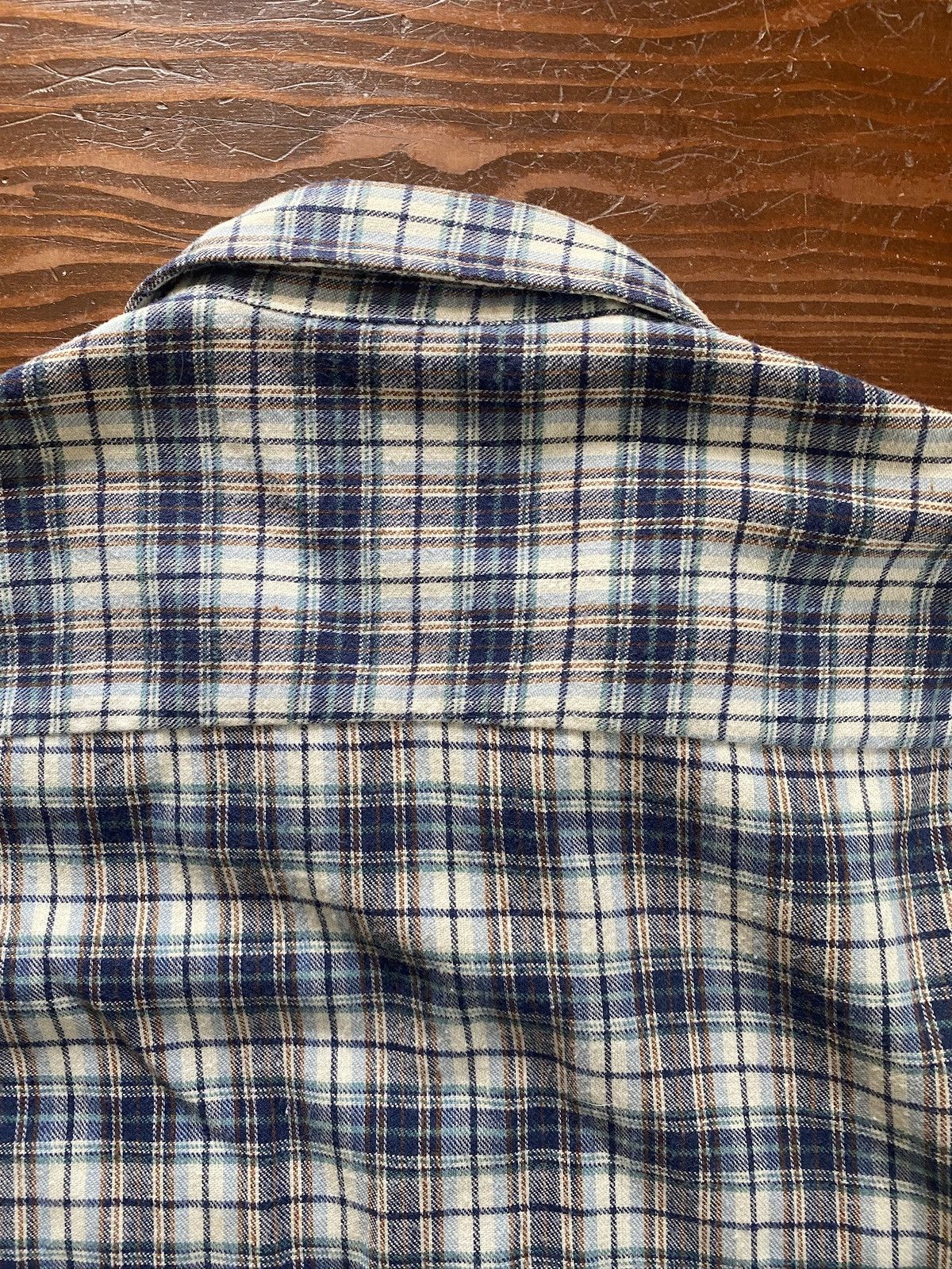 Levi's Vintage 70’s Levi’s White Tab Plaid Flannel Button Up Shirt Size US M / EU 48-50 / 2 - 18 Thumbnail