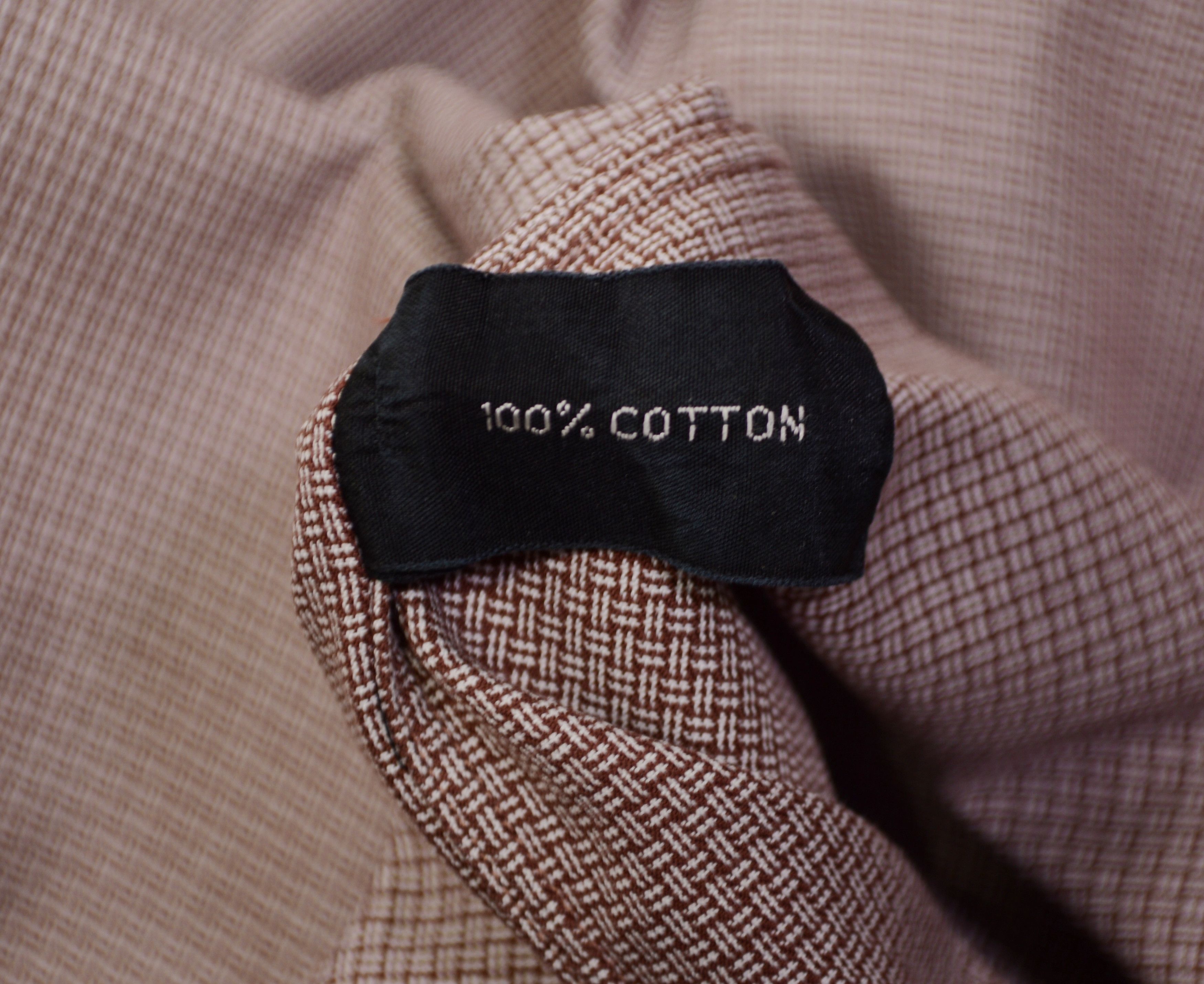 Tom Ford MTO Amazing Men's Tom Ford Shirt 48 Brown Cotton Italy Size US XXL / EU 58 / 5 - 9 Thumbnail