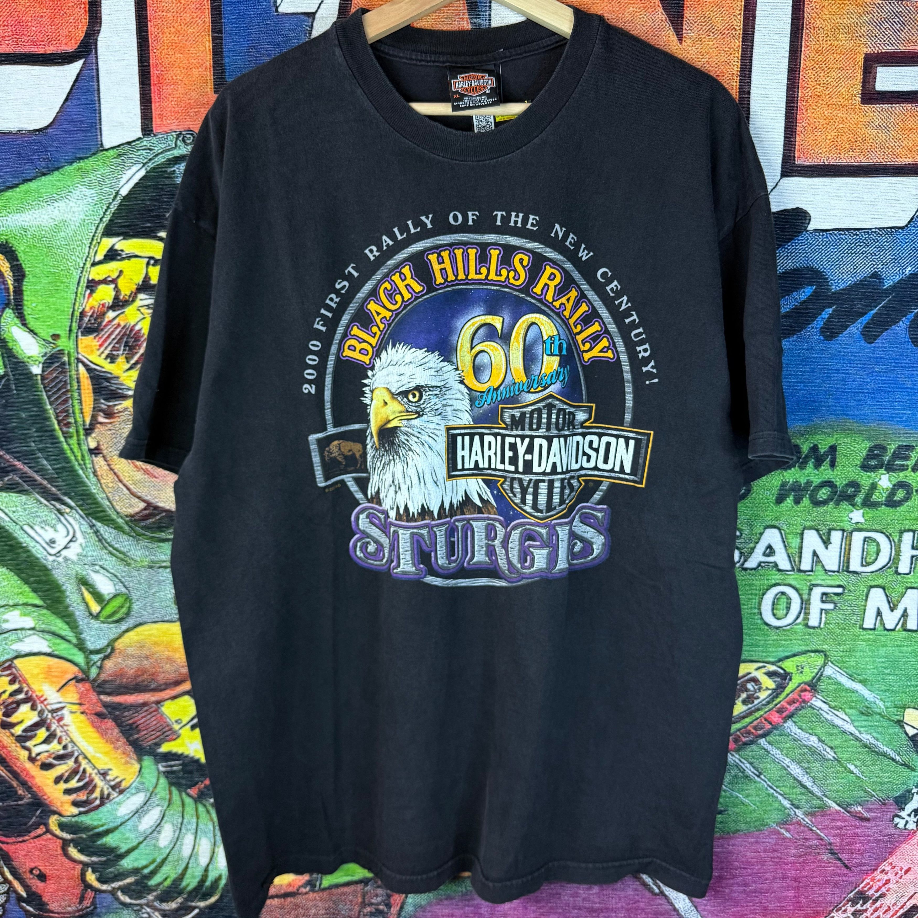 Harley Davidson Y2K Harley Sturgis Black Hills Rally Size XL Size US XL / EU 56 / 4 - 1 Thumbnail