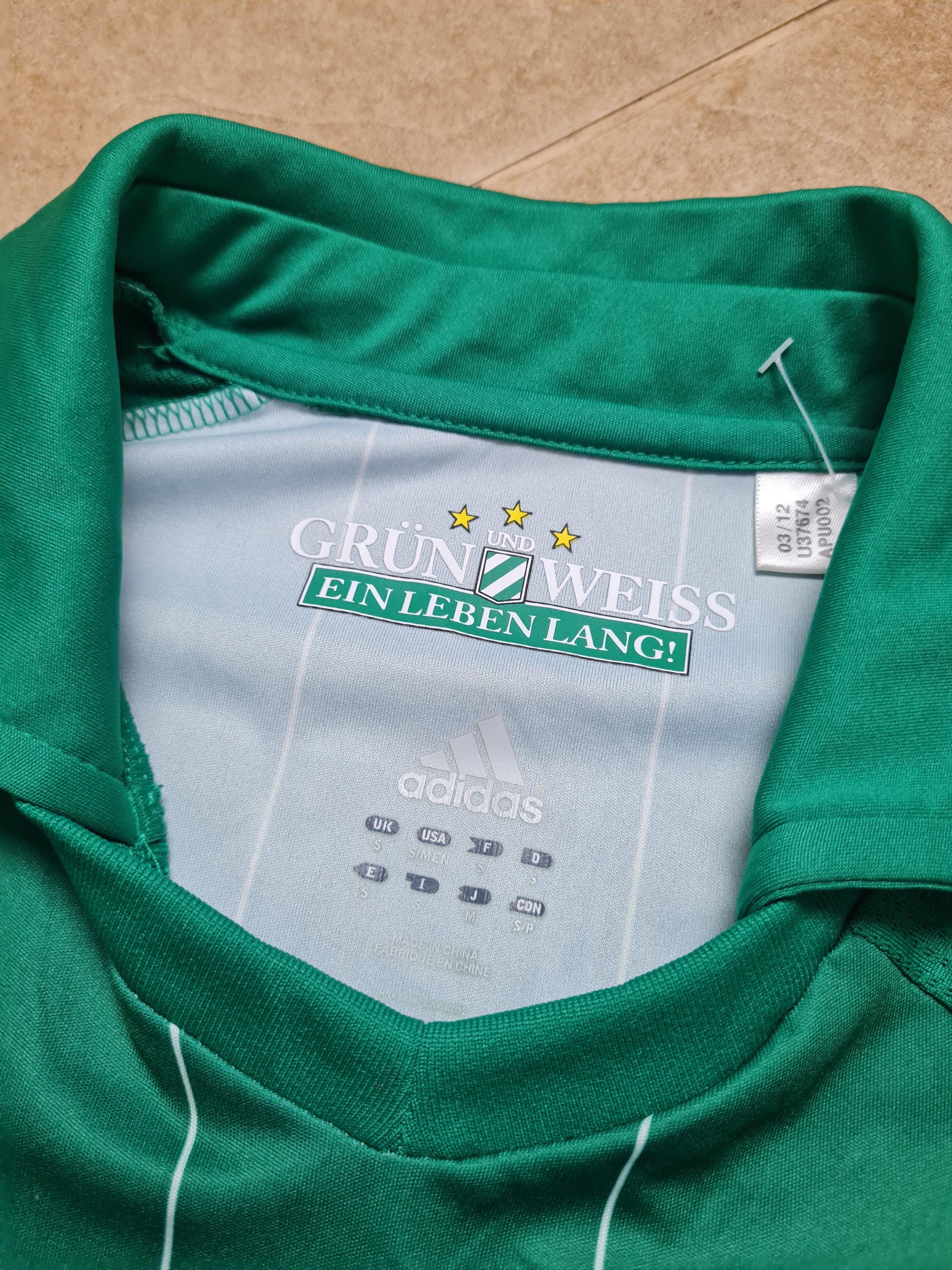 Adidas Adidas SK Rapid Wien Home Football Shirt SABITZER #24 Size US S / EU 44-46 / 1 - 23 Thumbnail