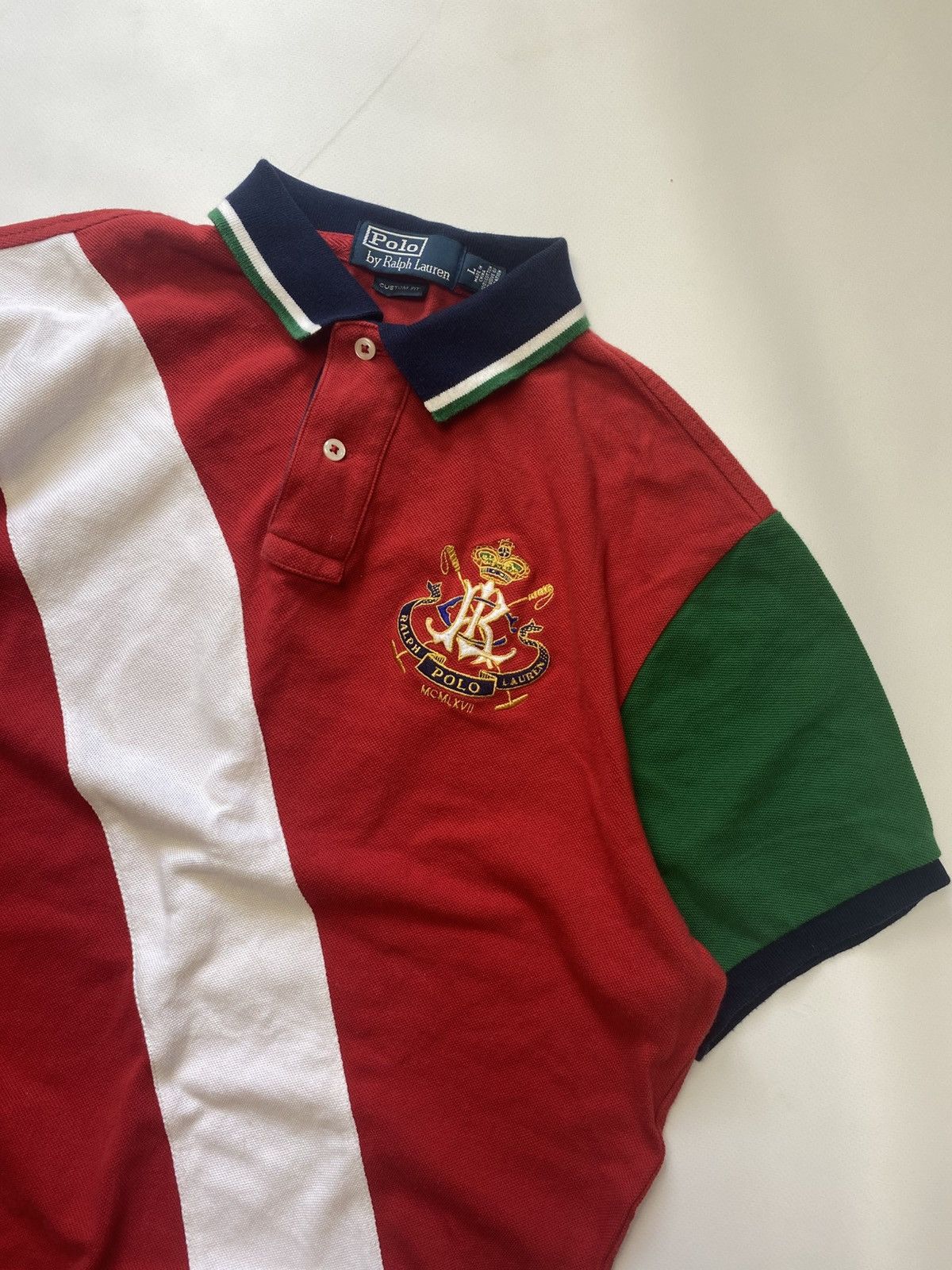 Polo Ralph Lauren Polo Ralph Lauren Number 3 Rugby Jersey Cheef Keef Style Size US M / EU 48-50 / 2 - 3 Thumbnail