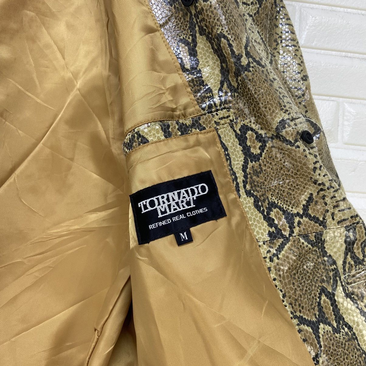Tornado Mart Tornado Mart Python Long Coat Pig Skin Size US XS / EU 42 / 0 - 20 Thumbnail