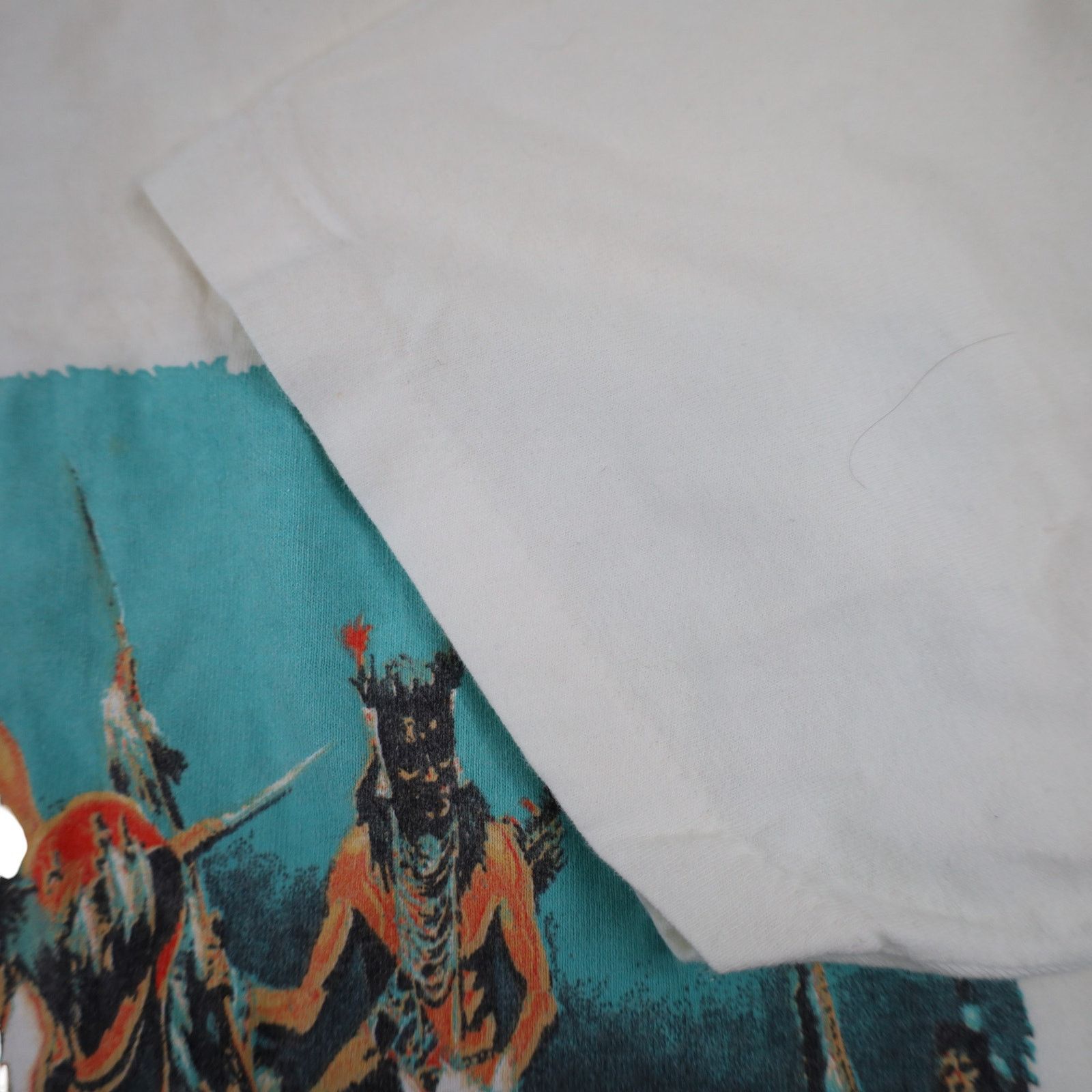 Vintage VTG South West Warriors Graphic Native American Art T Shirt Size US L / EU 52-54 / 3 - 5 Thumbnail