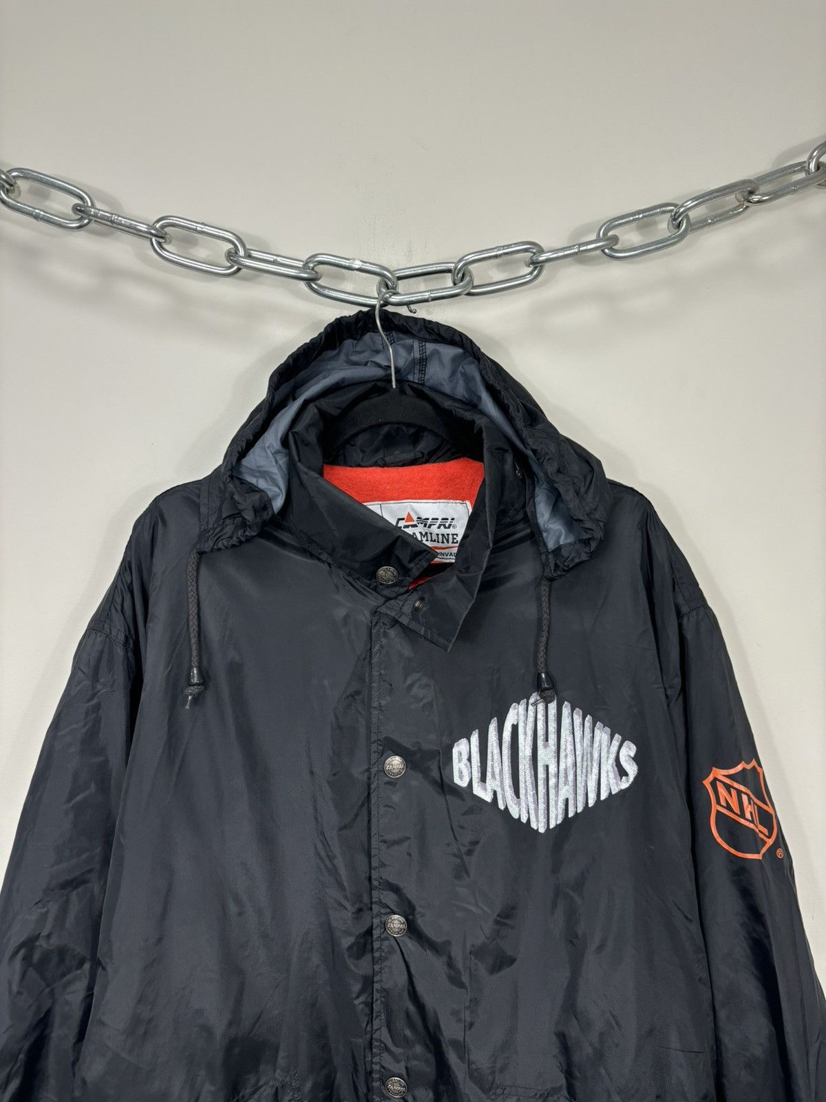 NHL Vintage Chicago Blackhawks NHL Big Logo Rare Jacket Size US XL / EU 56 / 4 - 4 Thumbnail