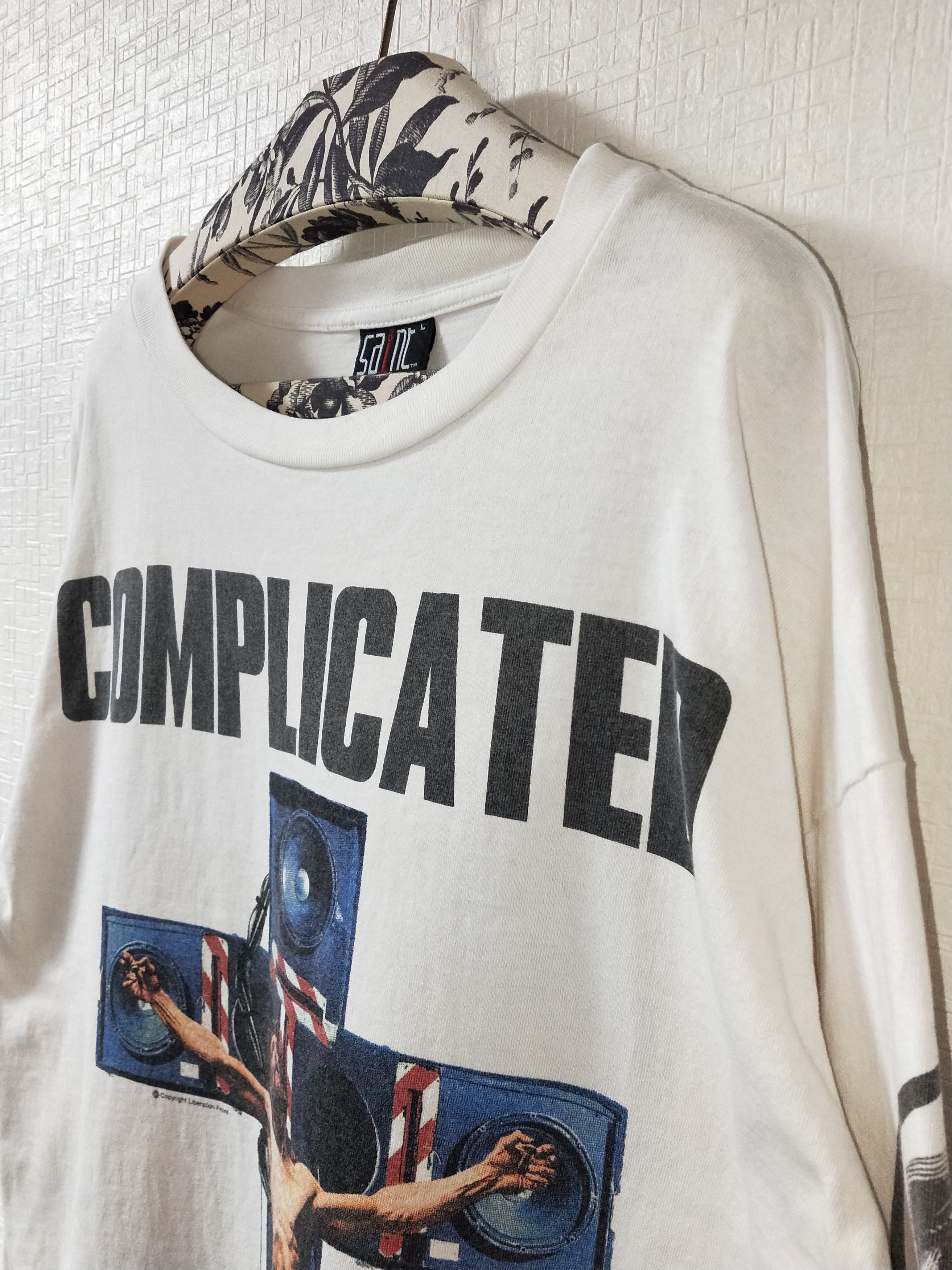 Saint Michael Kosuke Kawamura 'Complicated' Jesus L/S Tee Size US L / EU 52-54 / 3 - 3 Thumbnail