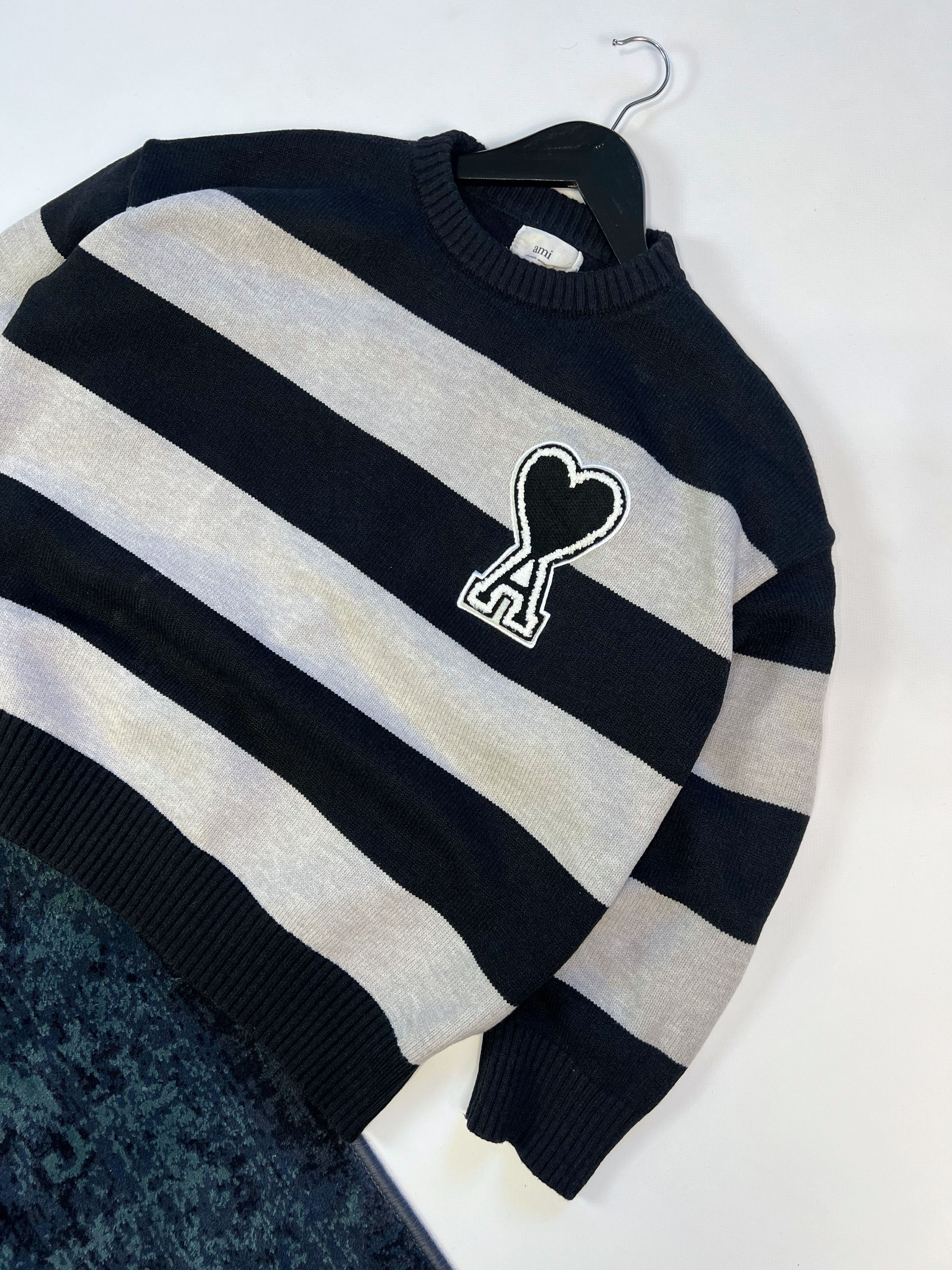 AMI AMI Alexandre Mattiussi weater big logo Size XL / US 12-14 / IT 48-50 - 2 Thumbnail