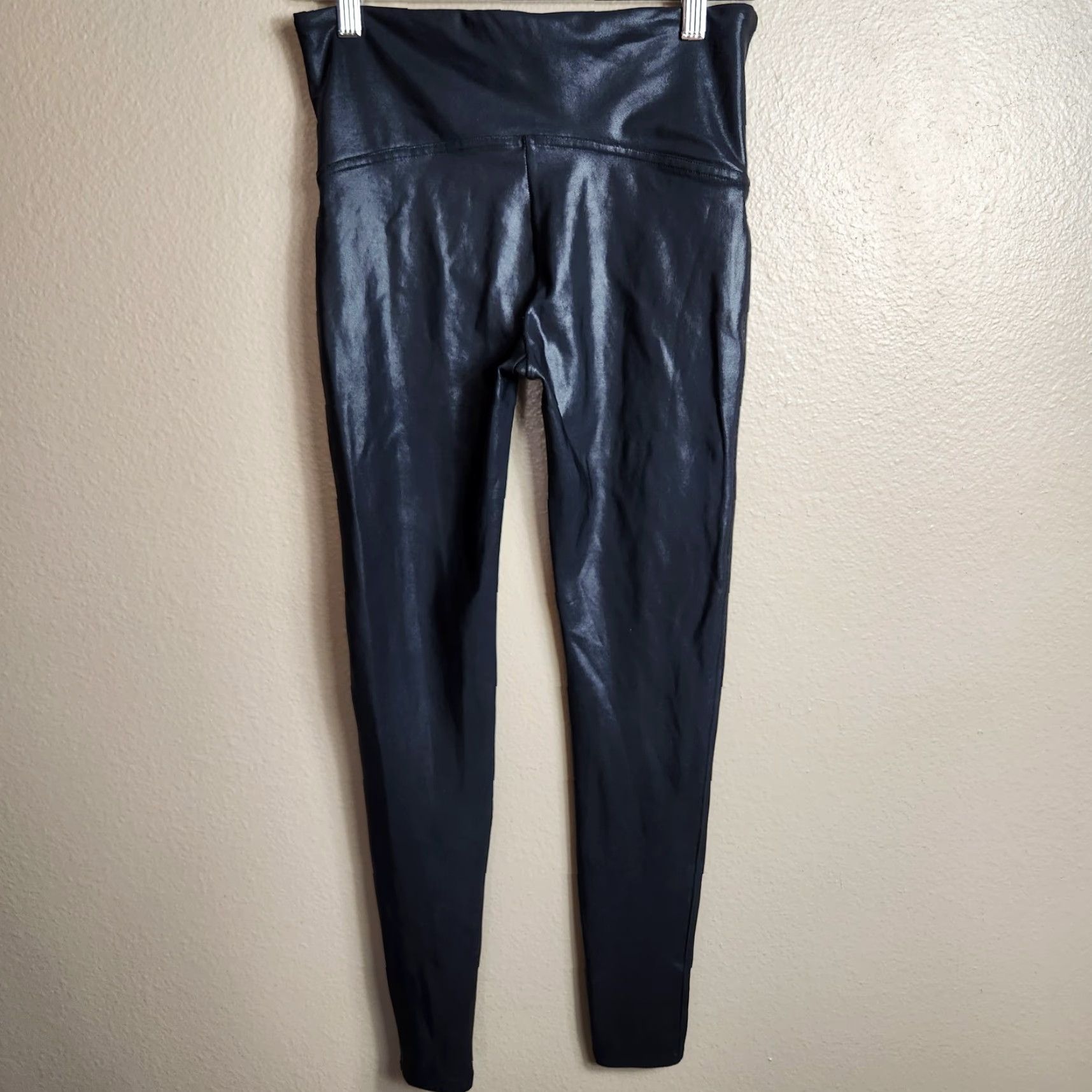 Spanx Spanx Spanxshape Faux Leather High Rise Leggings | L | Black Womens Size 36" / US 14 / IT 50 - 5 Thumbnail