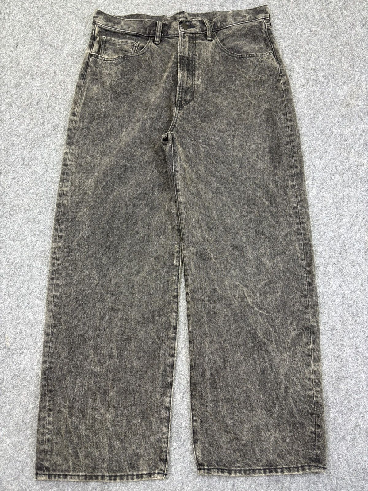 GU 💥Smoky Fades💥Very Rare Gu Wide Baggy Denim F798 Size US 34 / EU 50 - 16 Thumbnail