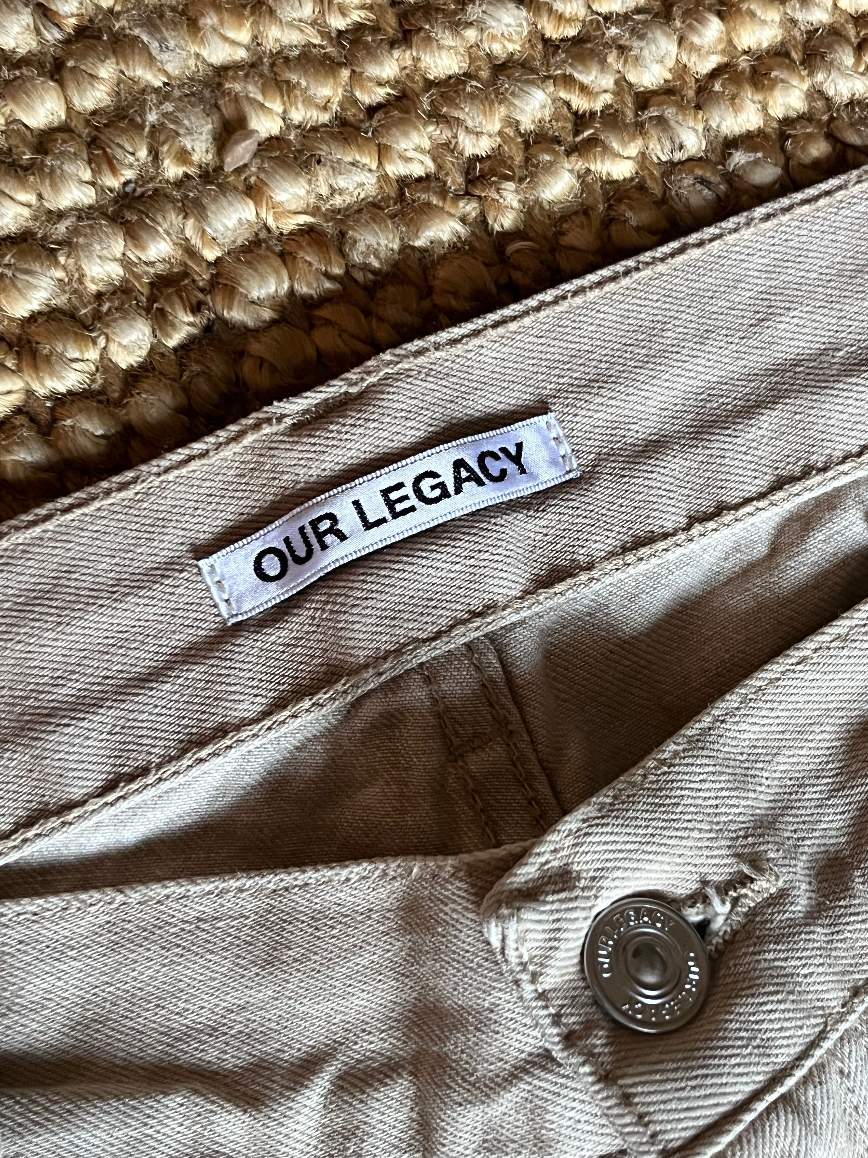 Pre-owned Our Legacy Toffee Selvage In Beige