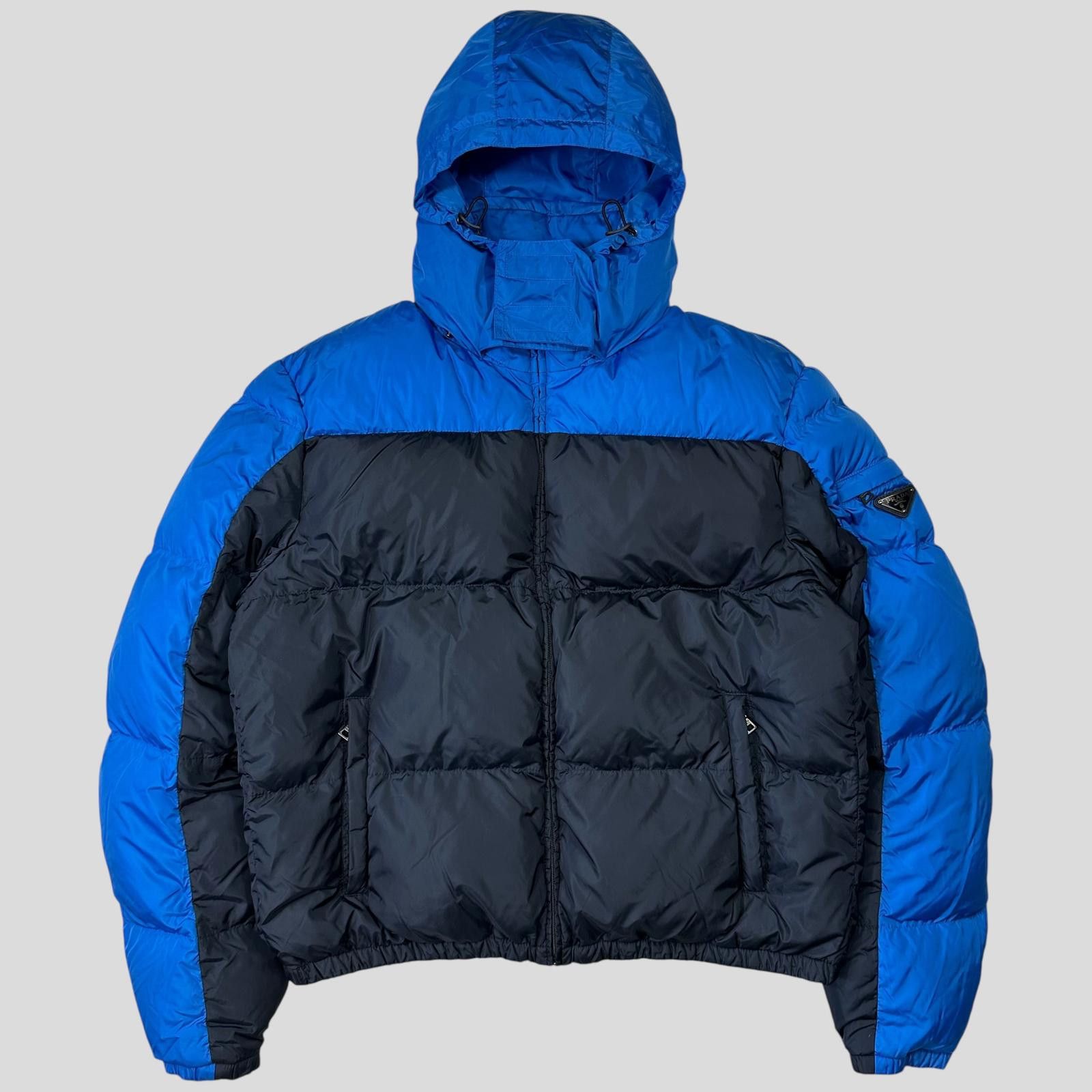 Prada Prada 2012 Plaque Logo Bi-colour Nylon Puffer Jacket - L/XL Size US XL / EU 56 / 4 - 2 Thumbnail