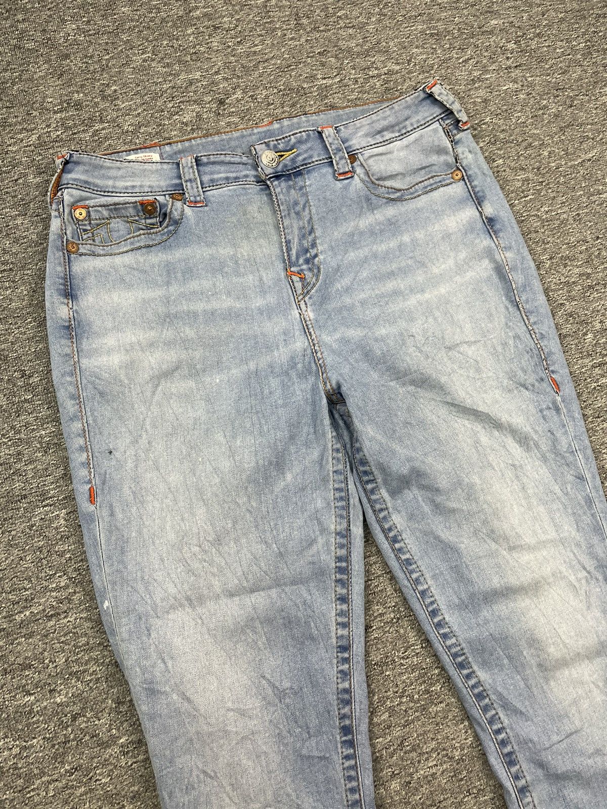 True Religion × Vintage Vintage True Religion Curvy Skinny Denim Stretch Jeans 34x39 Size US 34 / EU 50 - 5 Thumbnail