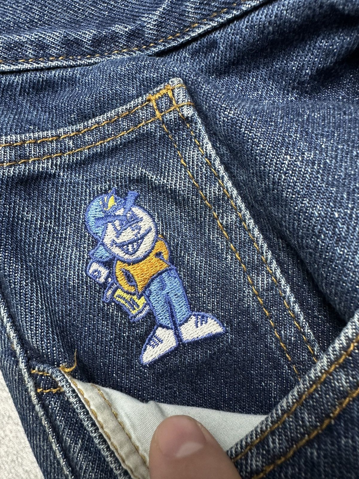If Six Was Nine Polar Skate Co 93! Denim Rap Jeans Hype y2k Vintage 32x32 Size US 32 / EU 48 - 11 Thumbnail