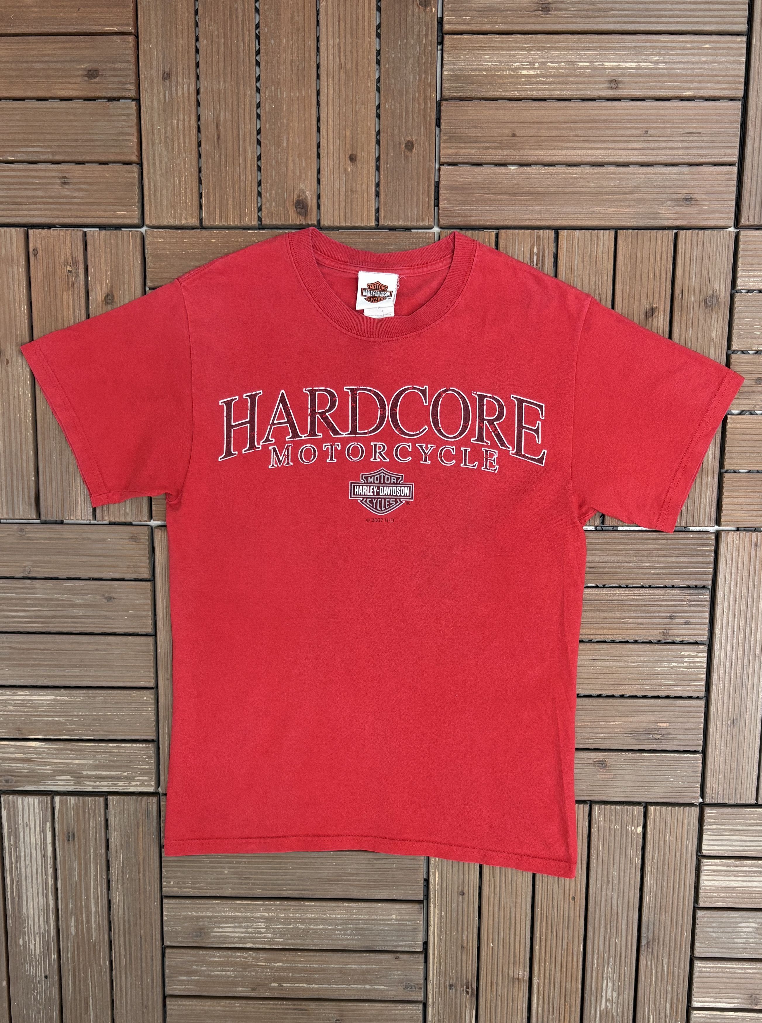 Harley Davidson Harley Davidson Hardcore Motorcycles Vintage T-Shirt Tee Size US S / EU 44-46 / 1 - 1 Thumbnail