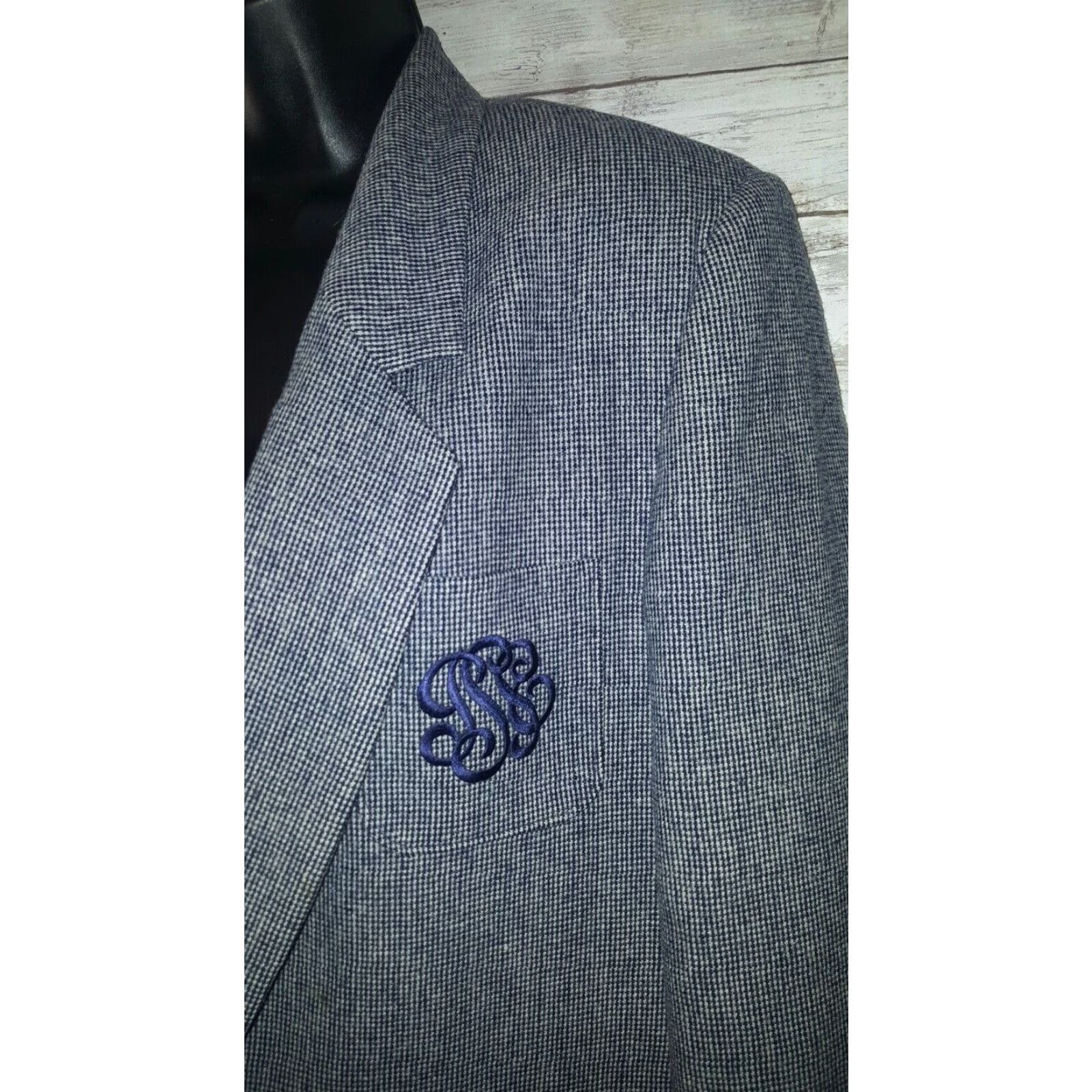 Pendleton VINTAGE Pendleton Womens Blazer Size 8 Wool Gray Made in USA Women Business Casual Size M / US 6-8 / IT 42-44 - 2 Thumbnail