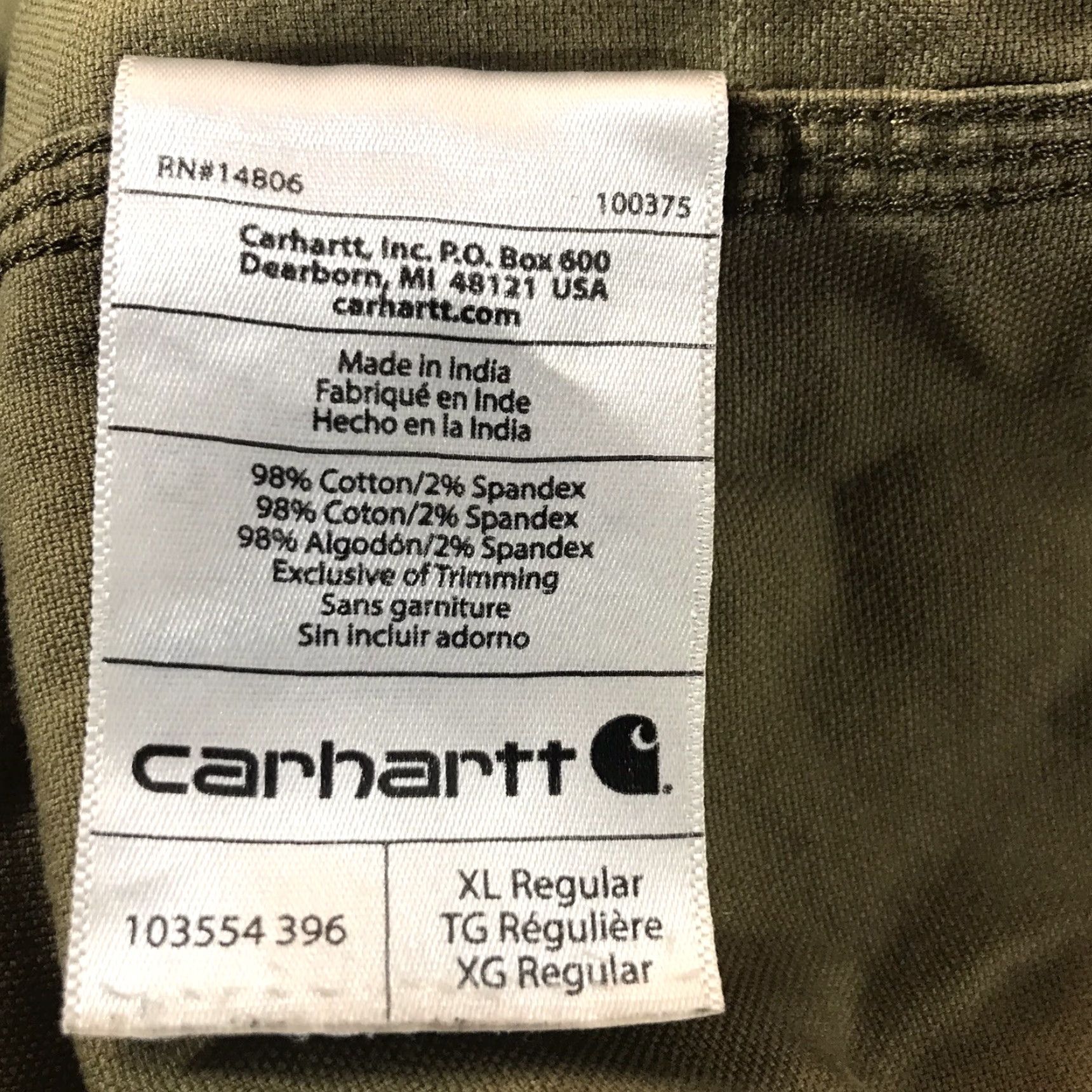 Carhartt VINTAGE Carhartt Canvas Button-Up Shirt Men XL Brown Casual Workwear Outdoor 90s Size US XL / EU 56 / 4 - 7 Thumbnail