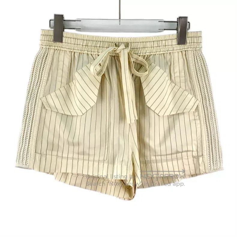 Louis Vuitton Louis Vuitton 23 Beige Vertical Stripe Silk Strappy Straig Size US 36 / EU 52 - 1 Thumbnail