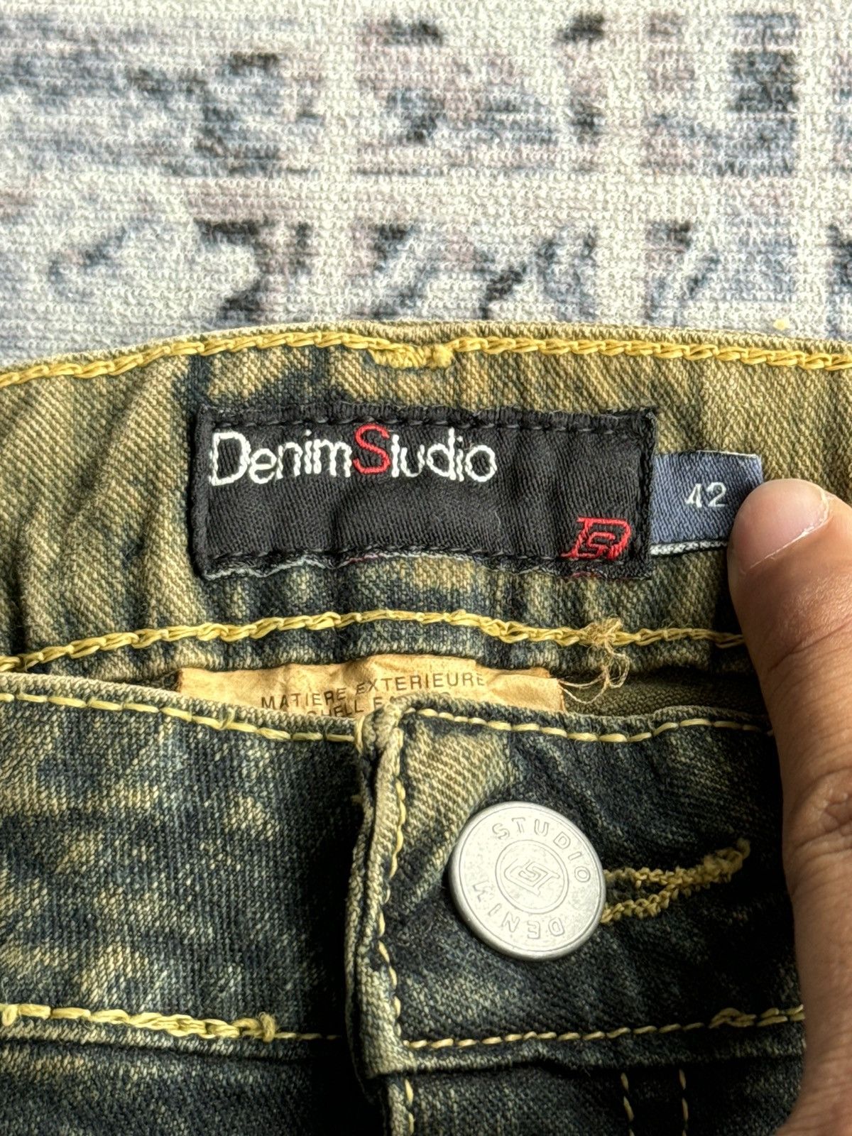 Tornado Mart Denim Studio Acid Washed Punk Flared Denim / ifsixwasnine Size US 30 / EU 46 - 5 Thumbnail