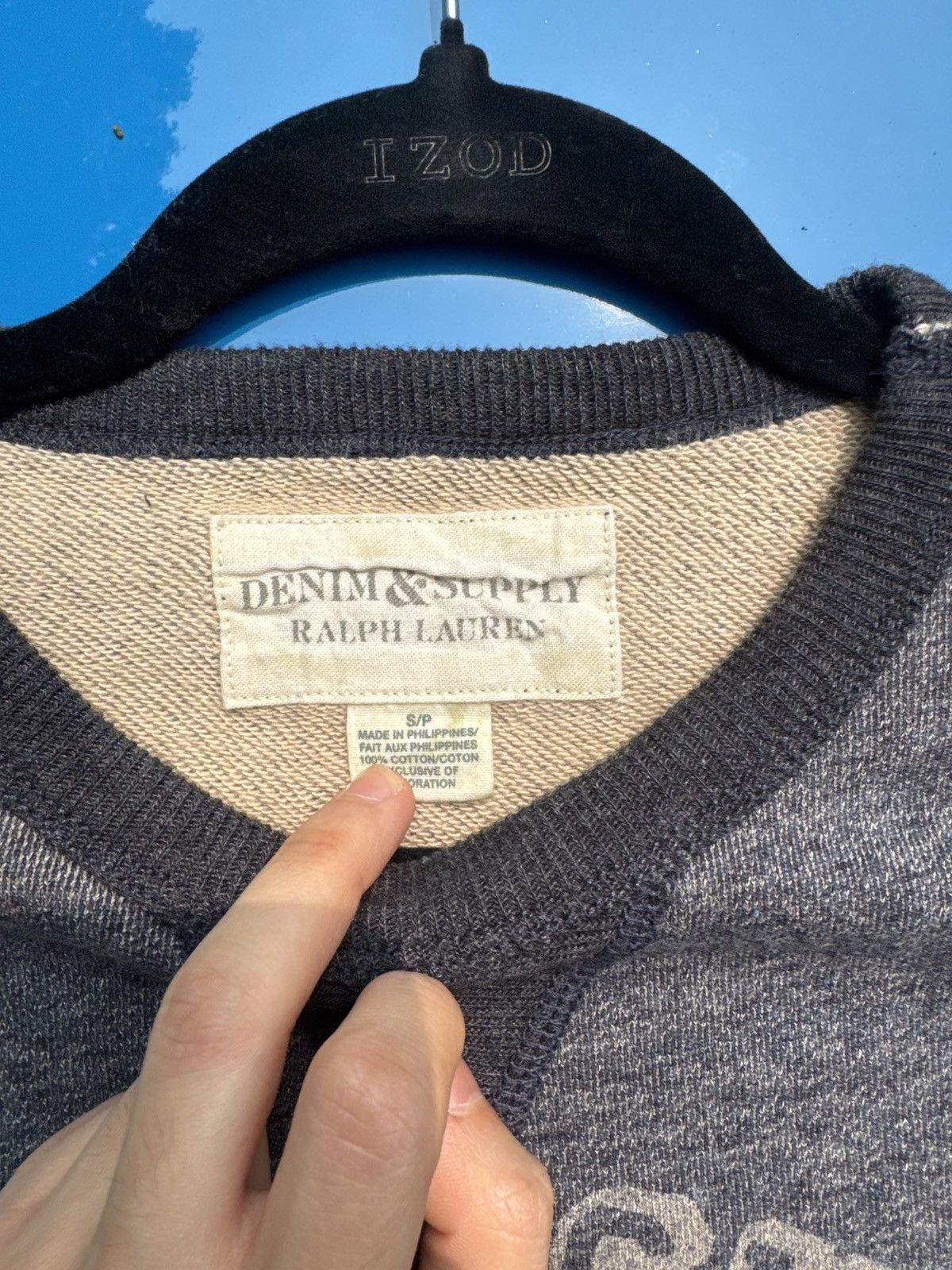 Vintage Vintage denim & supply Ralph Lauren crewneck sweatshirt Size US S / EU 44-46 / 1 - 2 Thumbnail