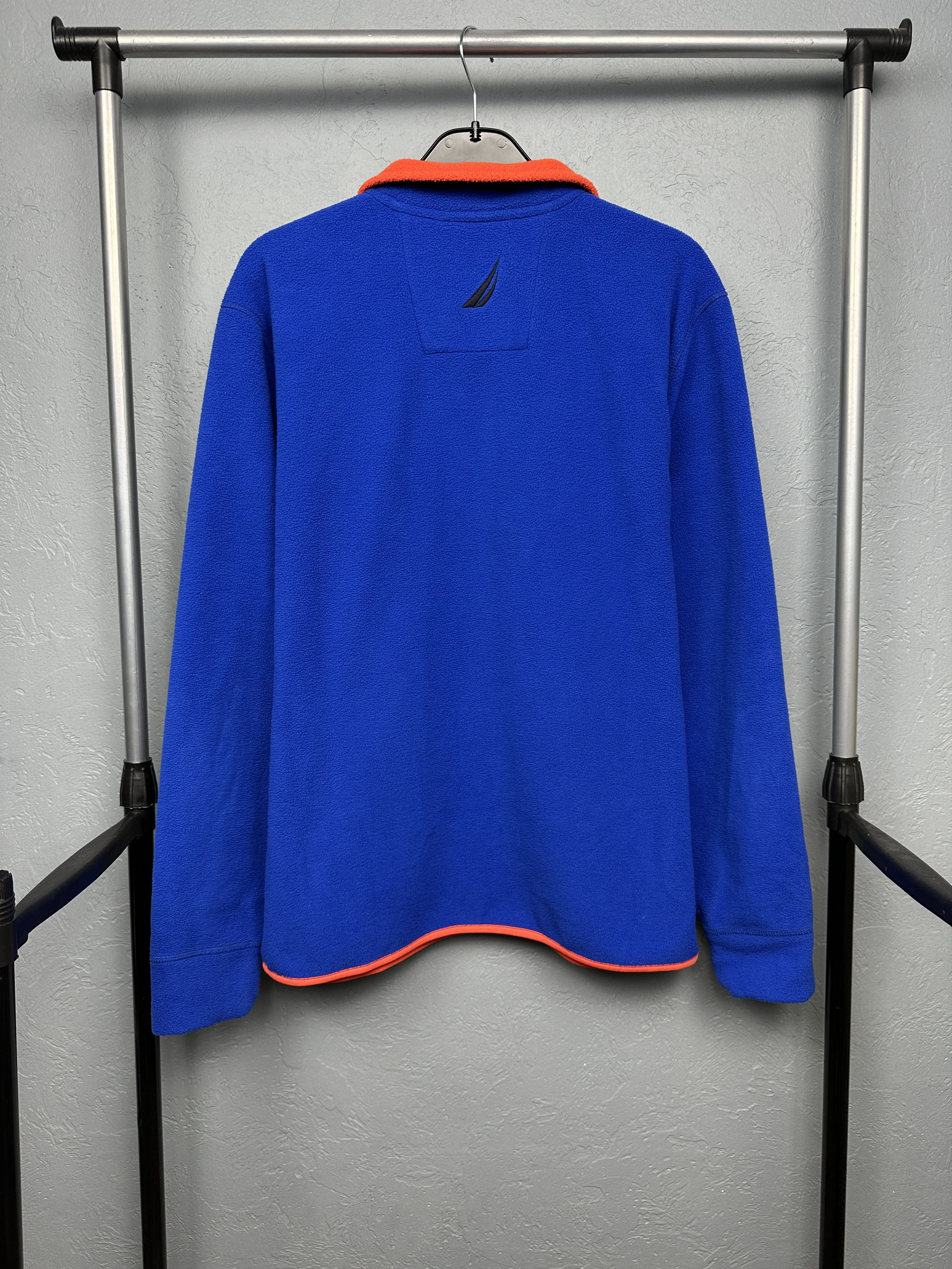 Nautica Nautica 1\4 Zip Fleece Mens Jacket Size US L / EU 52-54 / 3 - 6 Thumbnail