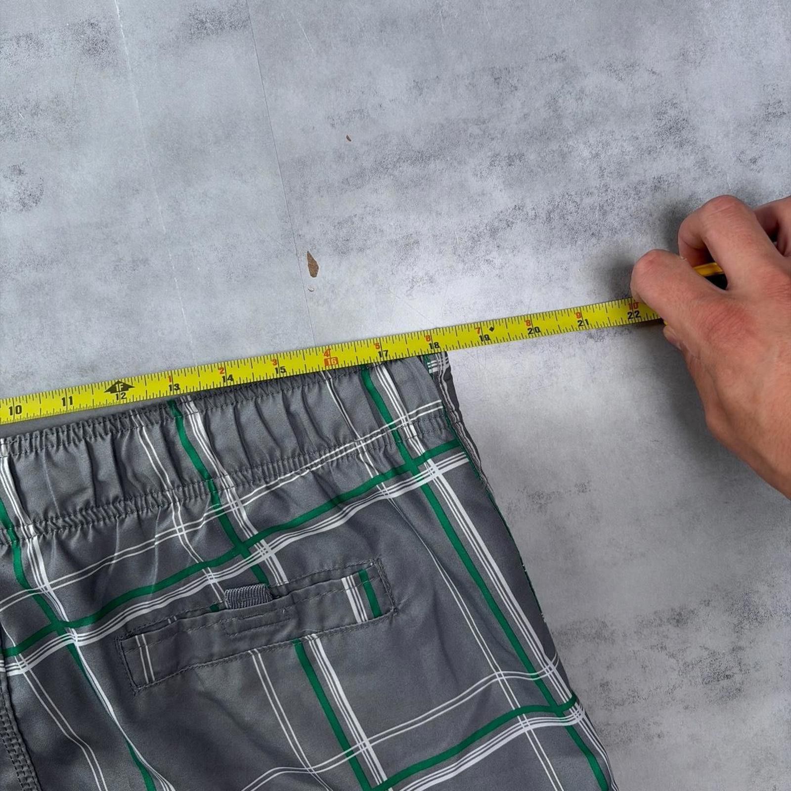 Ocean Pacific Y2K Grey Ocean Pacific Grunge Plaid Baggy Surf Board Shorts Size US 34 / EU 50 - 6 Thumbnail