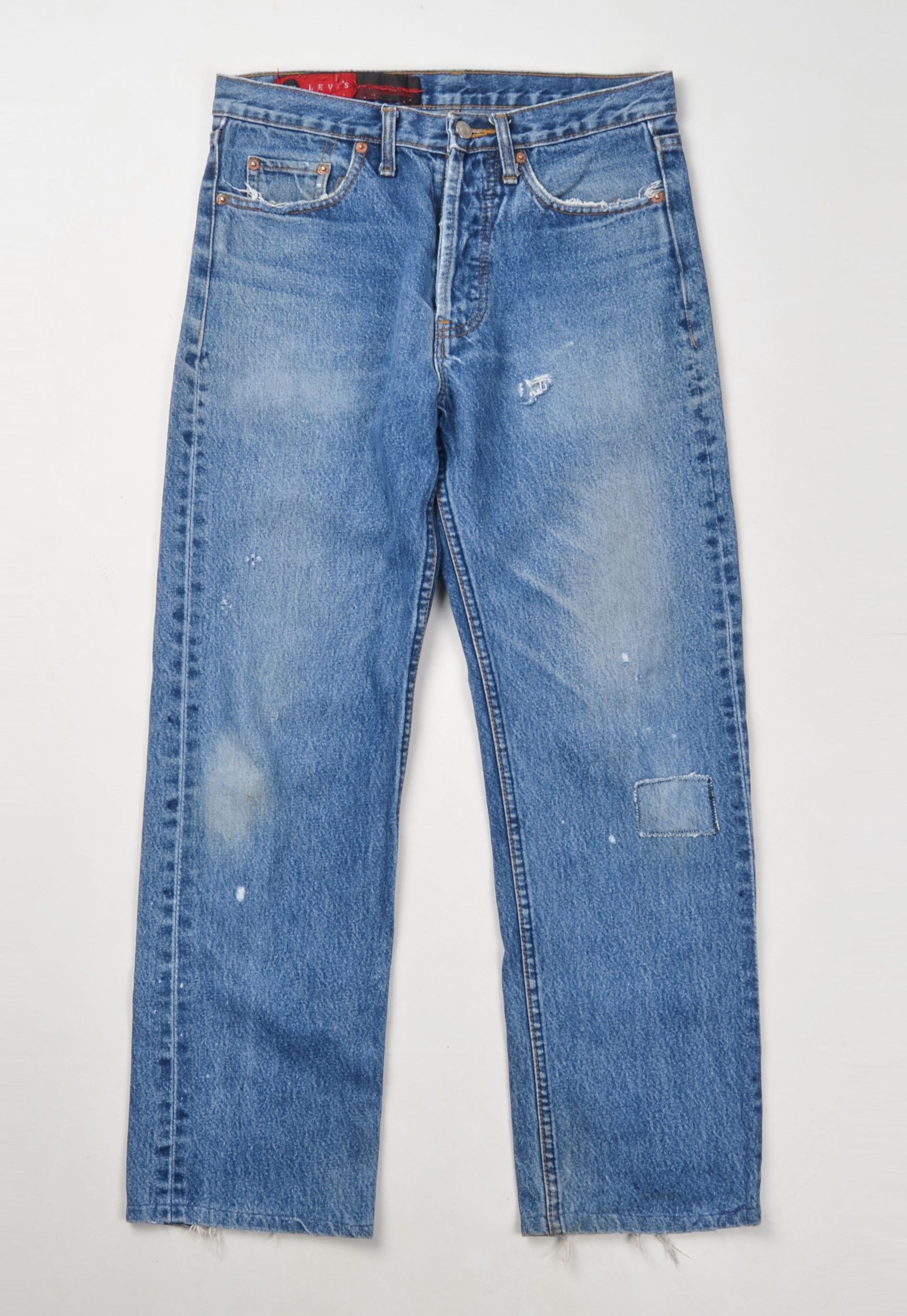 Levi's × Levi's Vintage Clothing × Vintage Vintage Levi's 501 XX 90's Distressed Dirty Denim Jeans Size US 31 - 1 Thumbnail