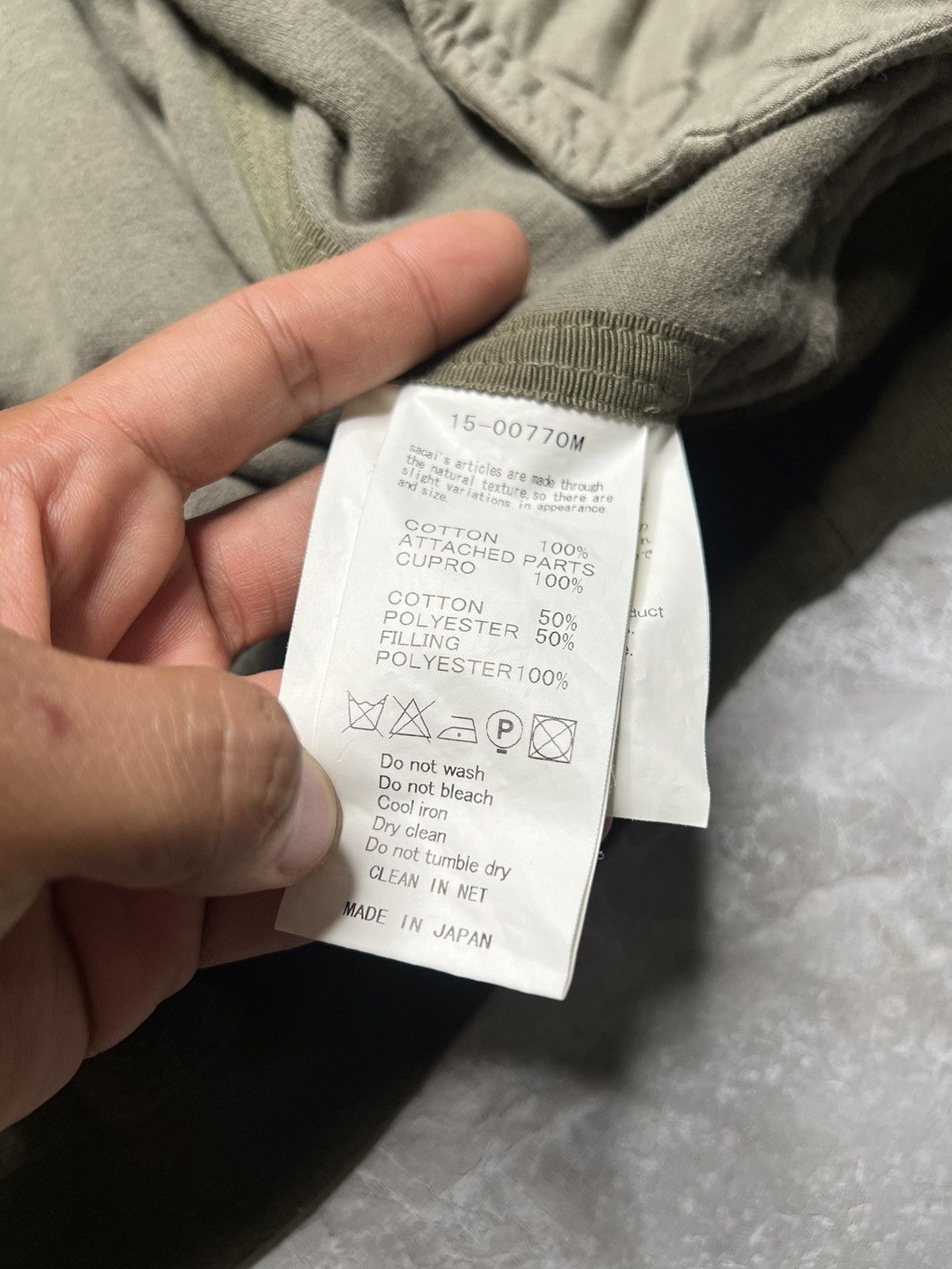 Sacai Sacai S/S 15 Reconstructed Terry cloth MA-1 Bomber Size US M / EU 48-50 / 2 - 16 Thumbnail