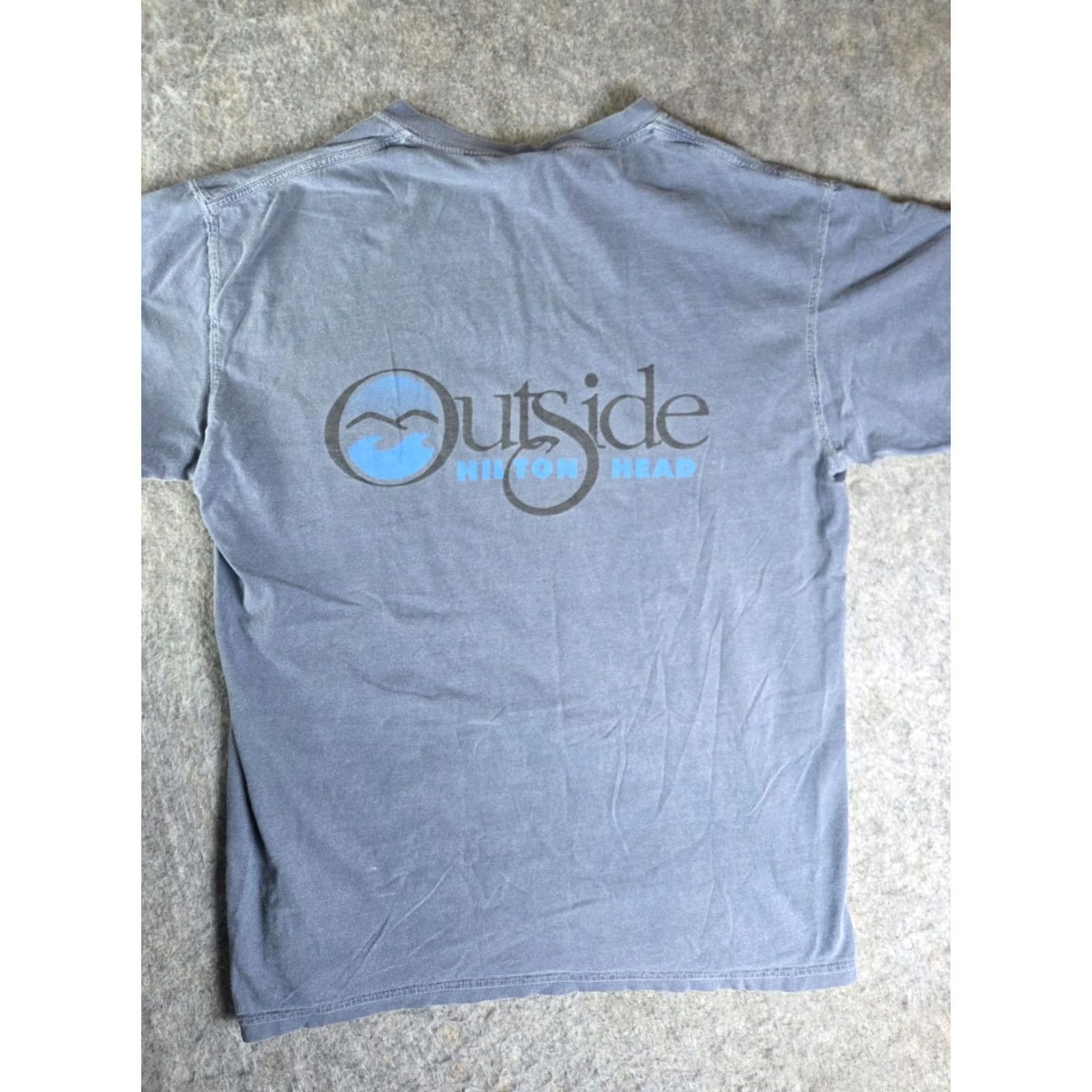 Comfort Colors Hilton Head Island Outfitters Short Sleeve Blue Gildan T-Shirt Size M Size US M / EU 48-50 / 2 - 4 Thumbnail