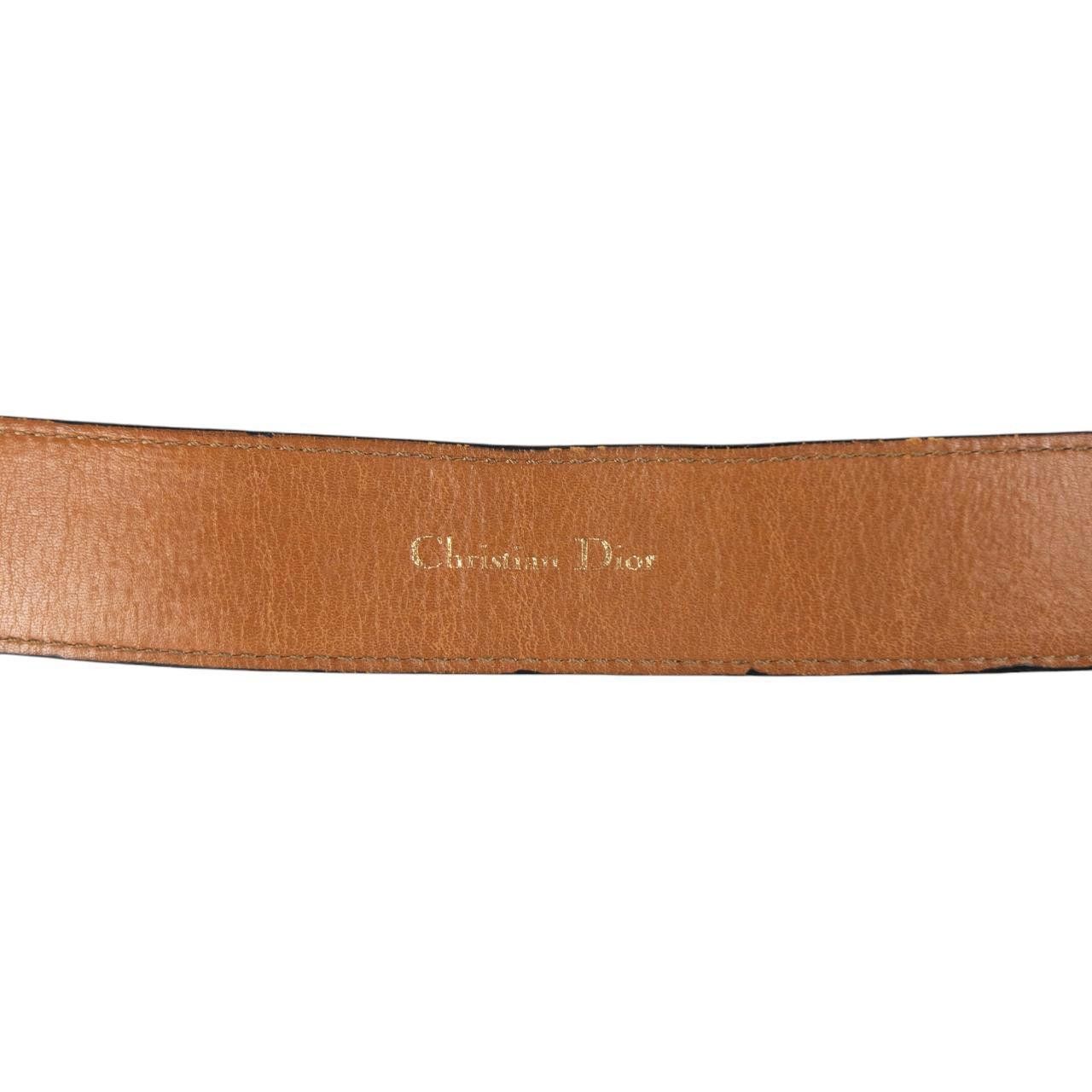 Dior Vintage Dior Leather Belt Size W30 Size ONE SIZE - 6 Thumbnail