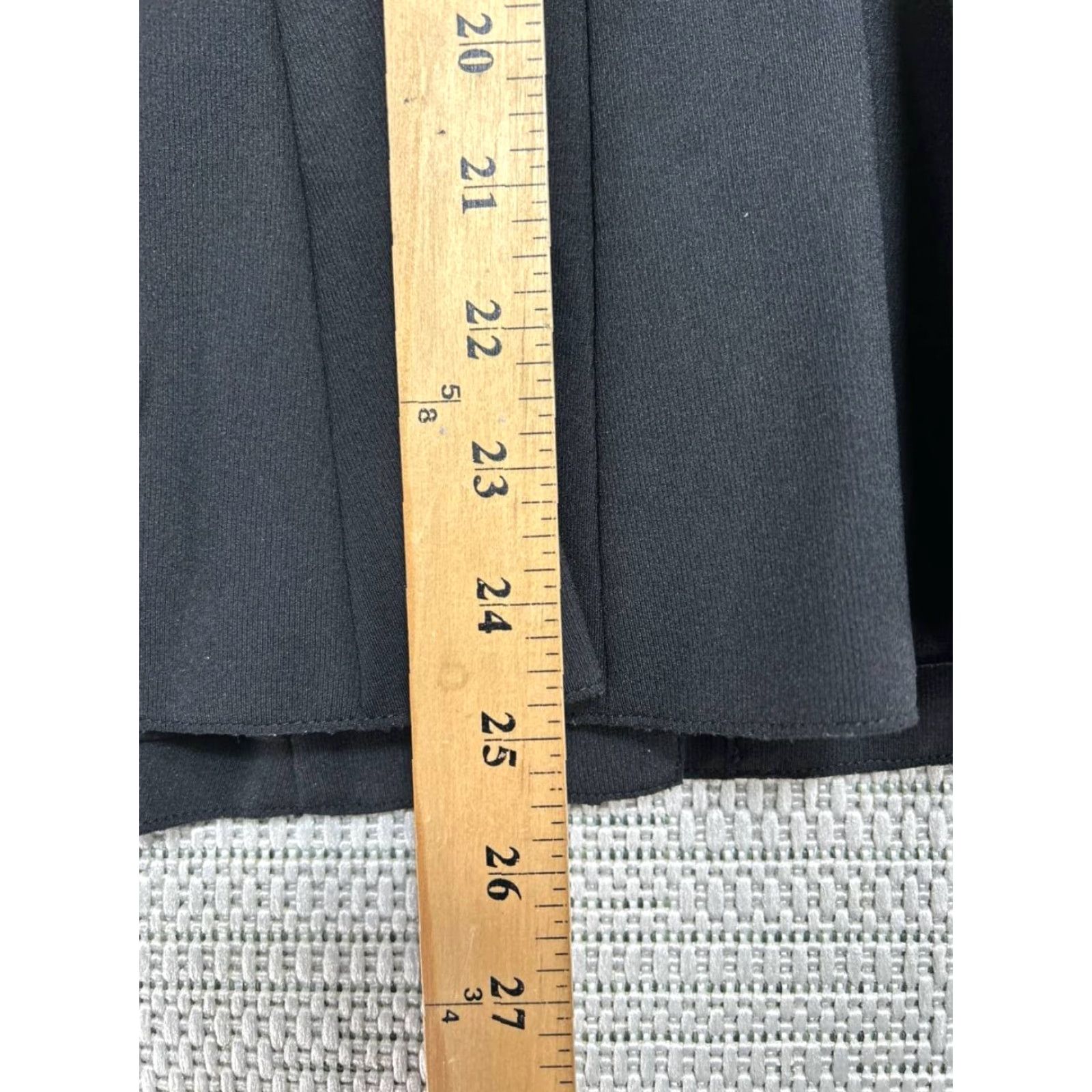 Theory Theory Movement Jacket Womens Short Black Tweed Full Zip Peplum Stretch Lined Polyamide Zipper Size XS / US 0-2 / IT 36-38 - 7 Thumbnail