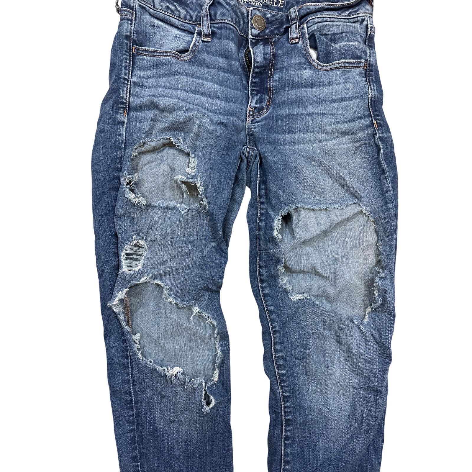 American Eagle Outfitters American Eagle Super Stretch jegging jean denim size 6 Size 28" / US 6 / IT 42 - 5 Thumbnail