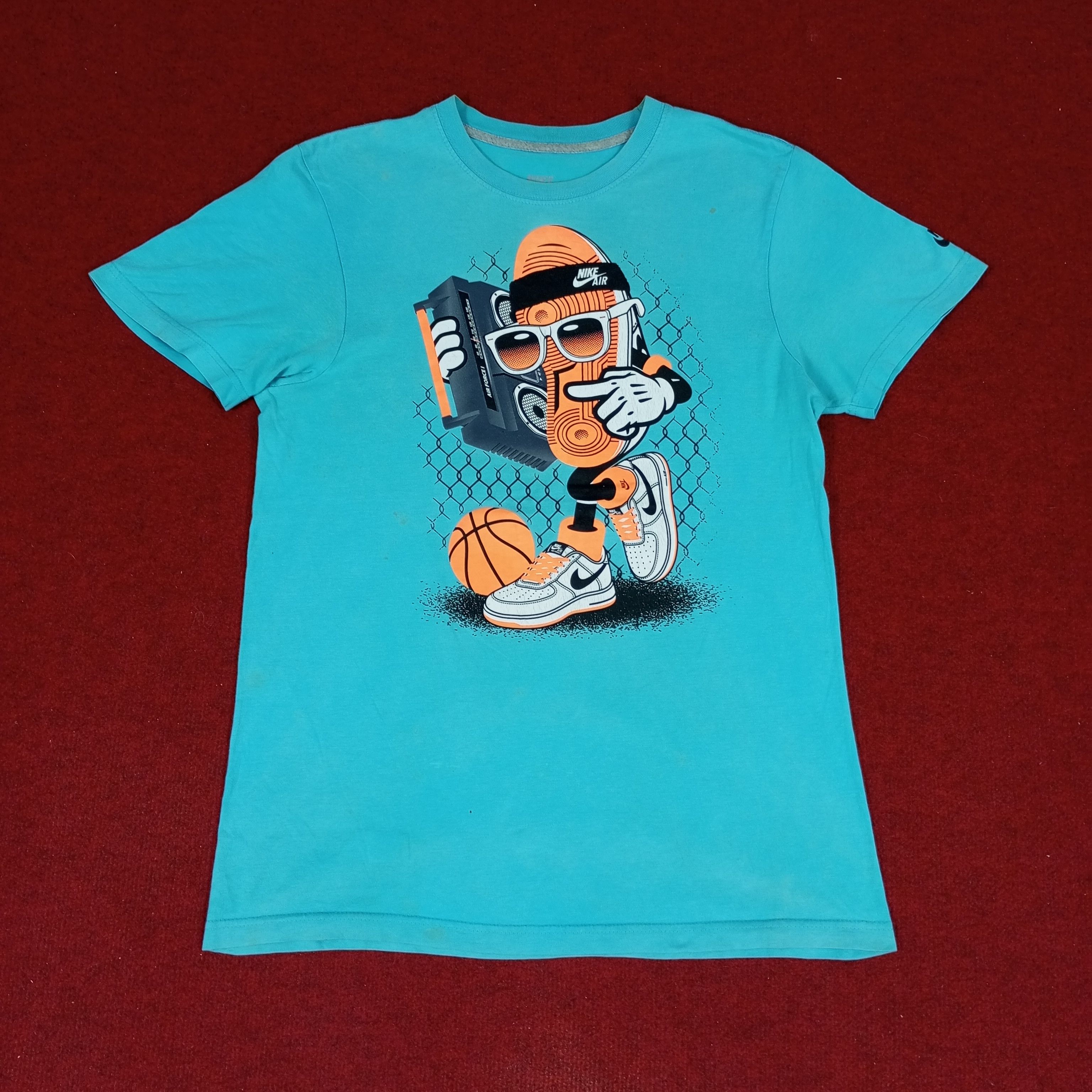 Nike × Vintage Nike Air Nice Design Streetwear Style Tshirt Size US M / EU 48-50 / 2 - 1 Thumbnail